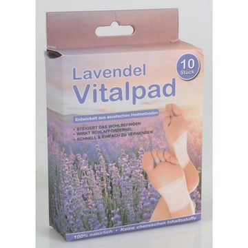 BURI Wundpflaster 24x Vitalpads 10er Pflaster Lavendel Stoffwechsel Gesundheit Fuß Füße