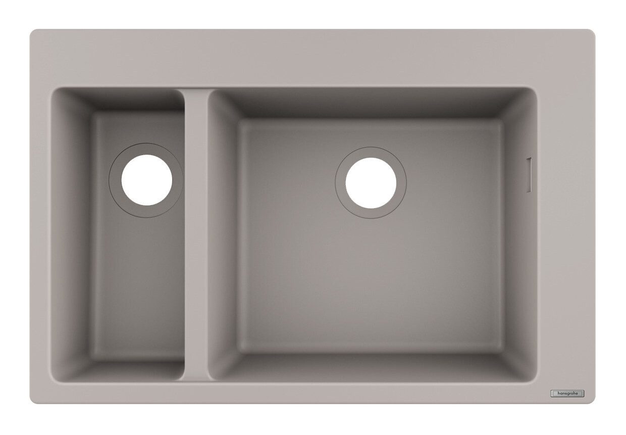 hansgrohe Küchenspüle S51, Einbauspüle S510-F635 180/450