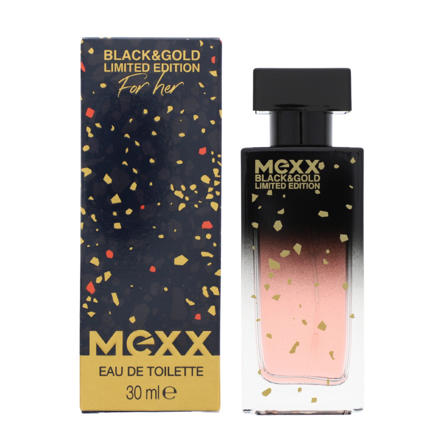 Mexx Eau de Toilette Mexx Black & Gold Limited Edition Woman Eau de Toilette sinnlich blumi
