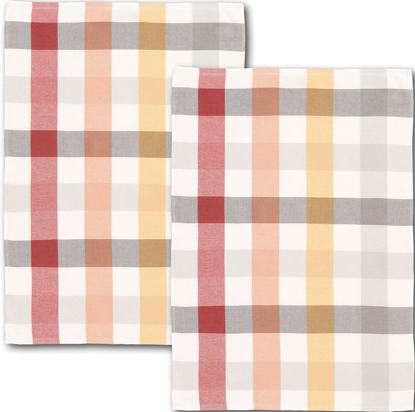 Dyckhoff Geschirrtuch MULTIDRY, (Set, 2-tlg), in hochwertiger Doubleface Qu günstig online kaufen