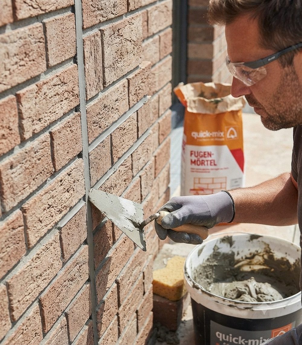 quick-mix Beton Quick-Mix Fugenmörtel grau 10 kg FM10gr Mauermörtel Körnung 0-1 mm