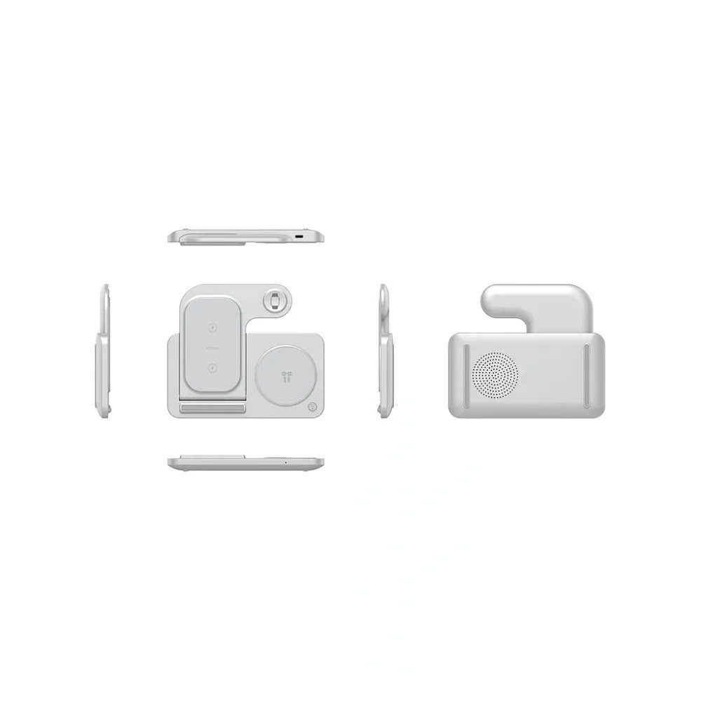 Wiwu Faltbares kabelloses Ladegerät - 15W - 5 W/7.5 W/10 W/15 W Wi-W020 Induktions-Ladegerät
