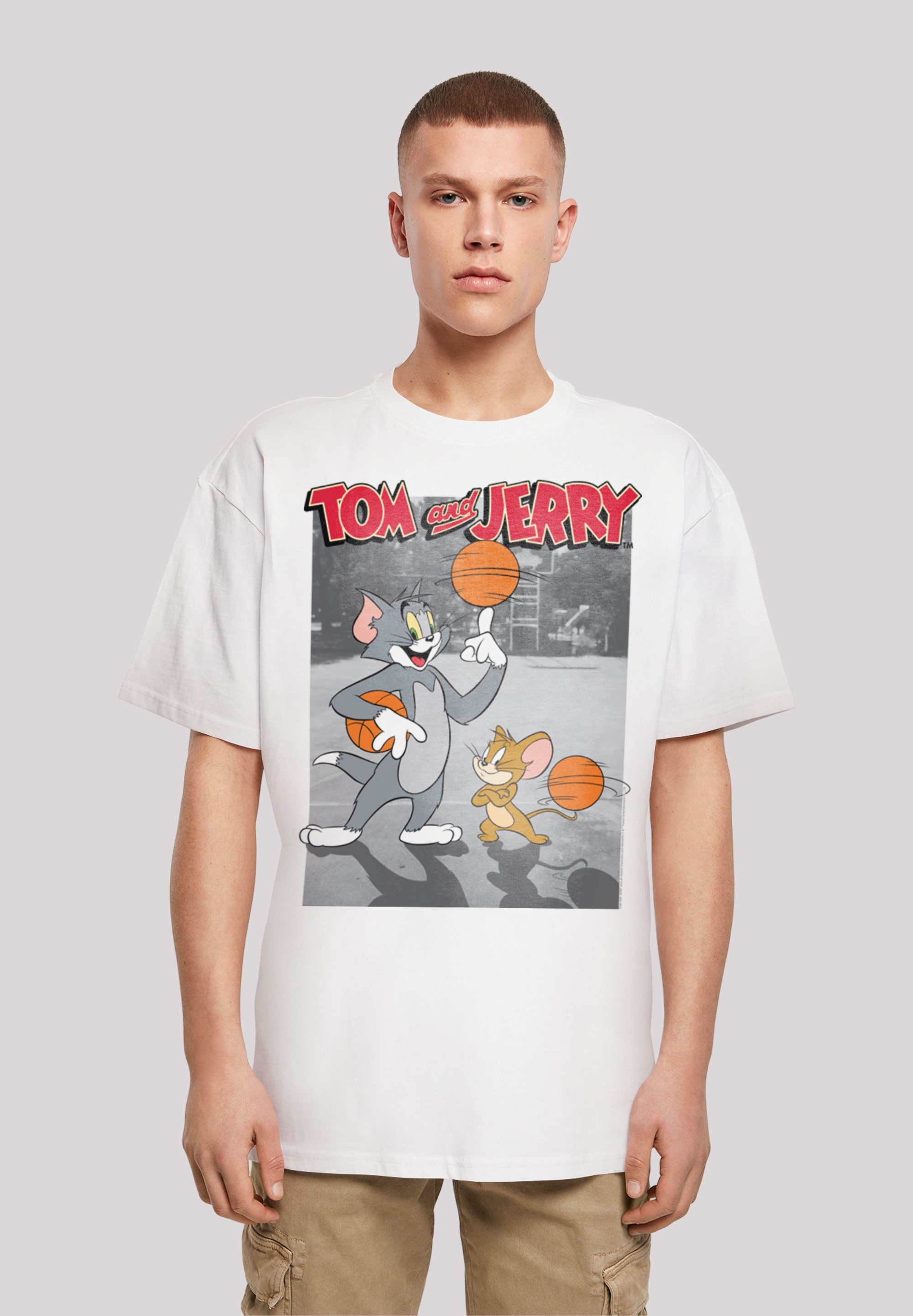 F4NT4STIC T-Shirt Tom und Jerry Basketball Buddies Print