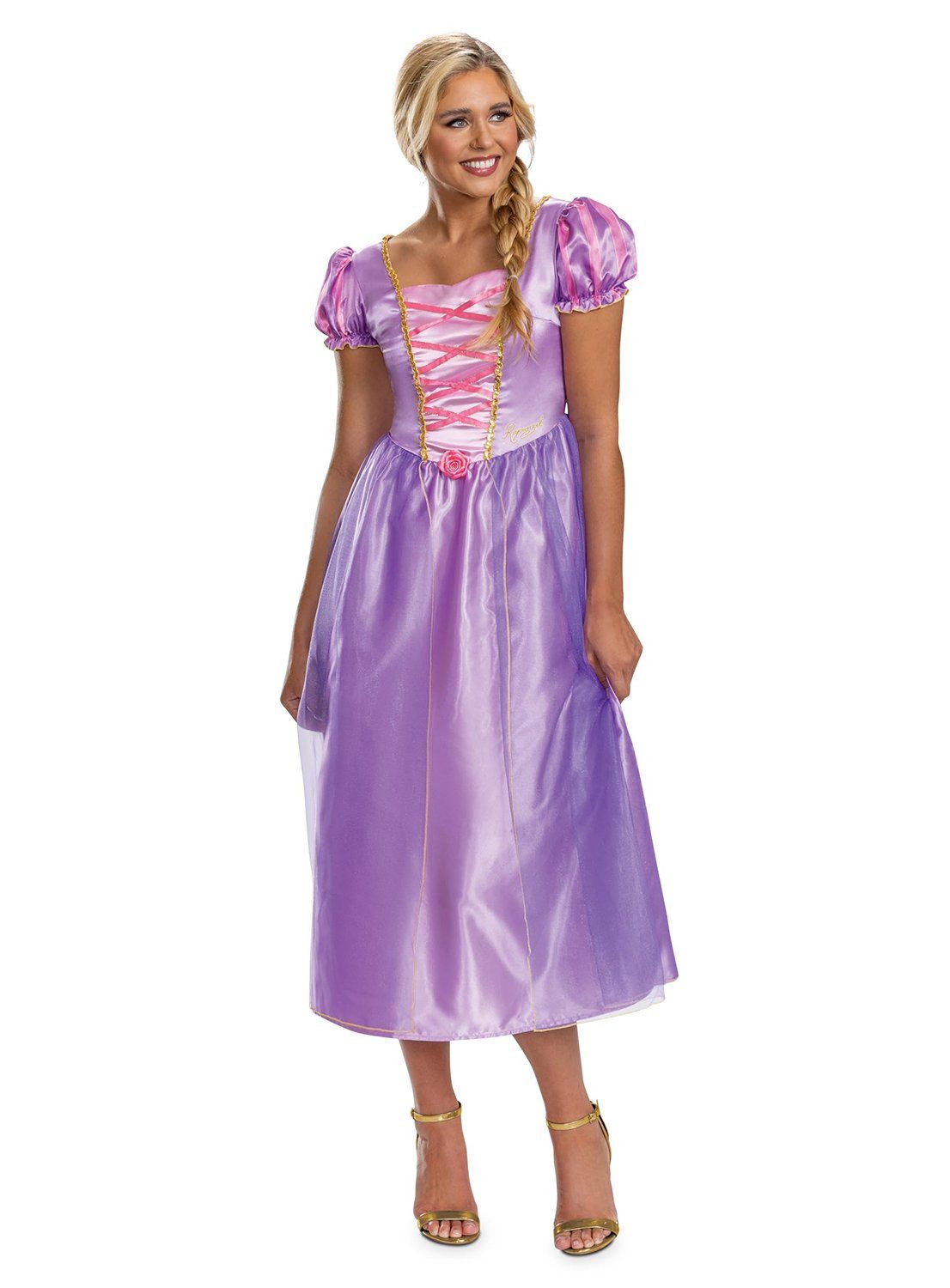 Metamorph Kostüm Disney's Rapunzel – Kostüm für Erwachsene, Prinzessinenkleid aus dem Disney-Animationsfilm