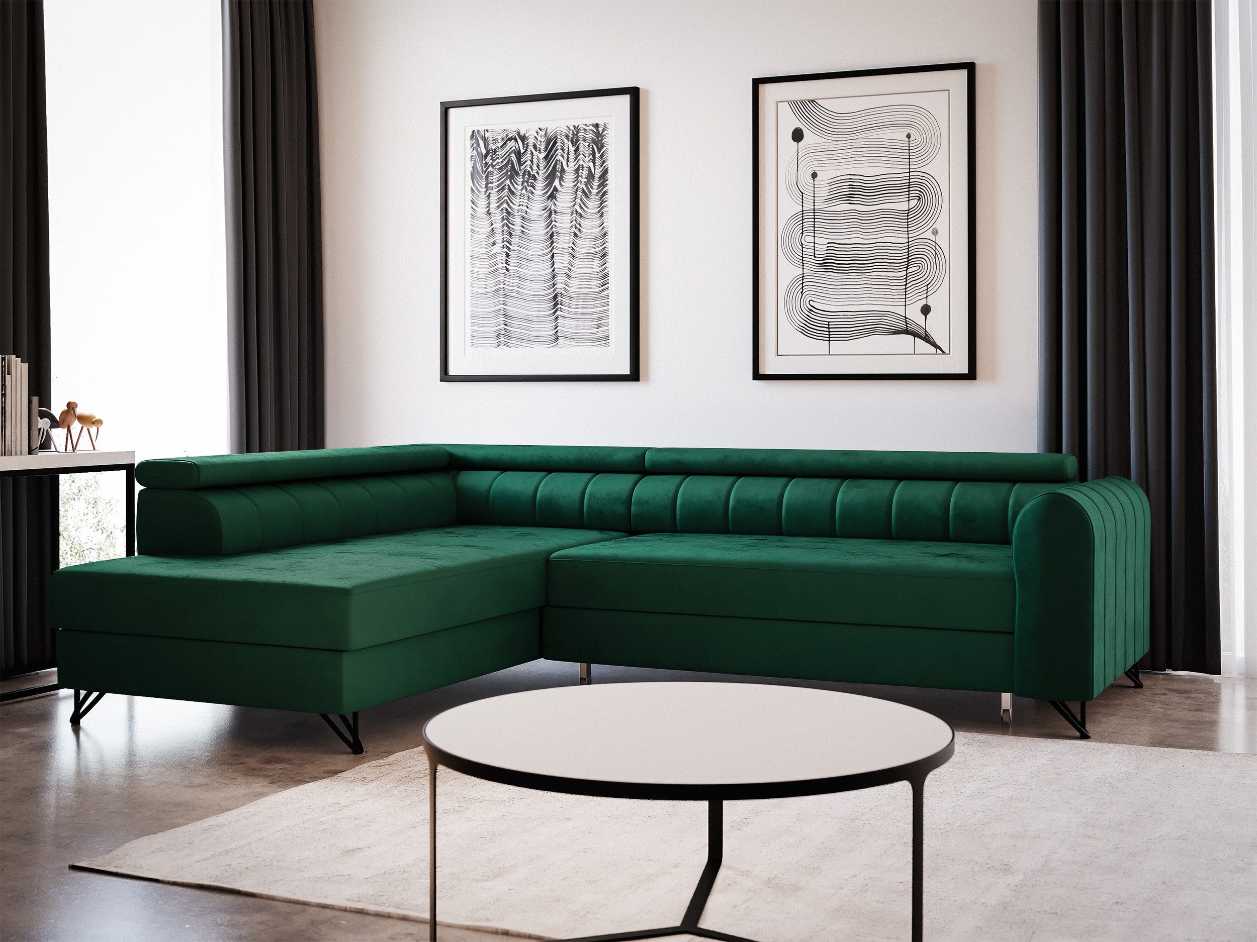 Sofnet Ecksofa Alice, mit Schlaffunktion und Bettkasten, Wohnlandschaft mit günstig online kaufen