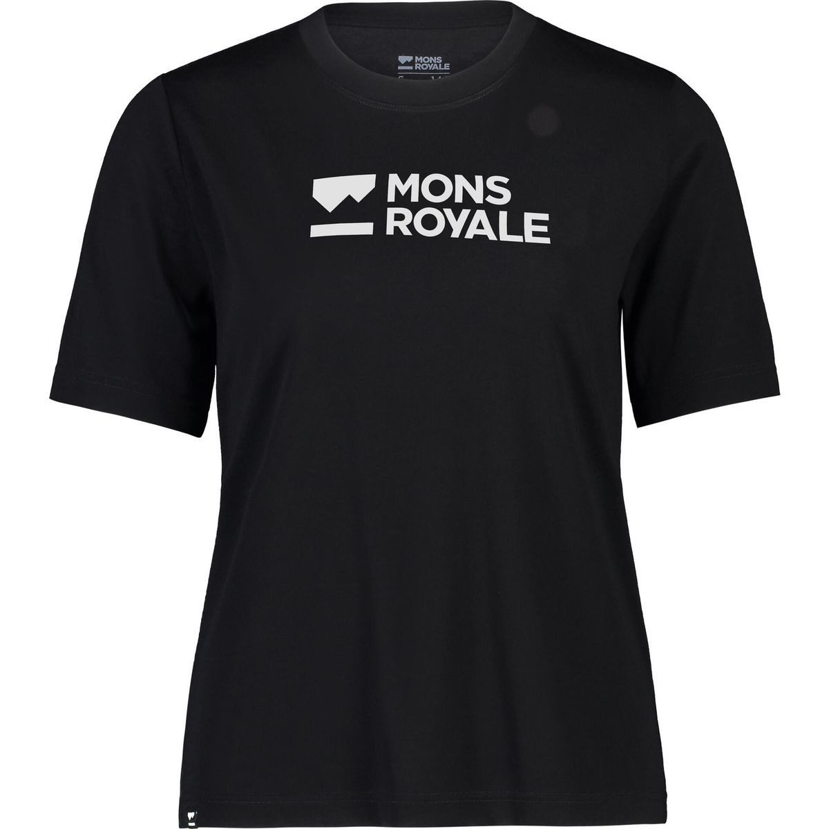 Mons Royale Kurzarmshirt Womens Icon Merino Tee-shirt Schnelltrocknendes, temperaturregulierendes Merino-T-Shirt für Damen