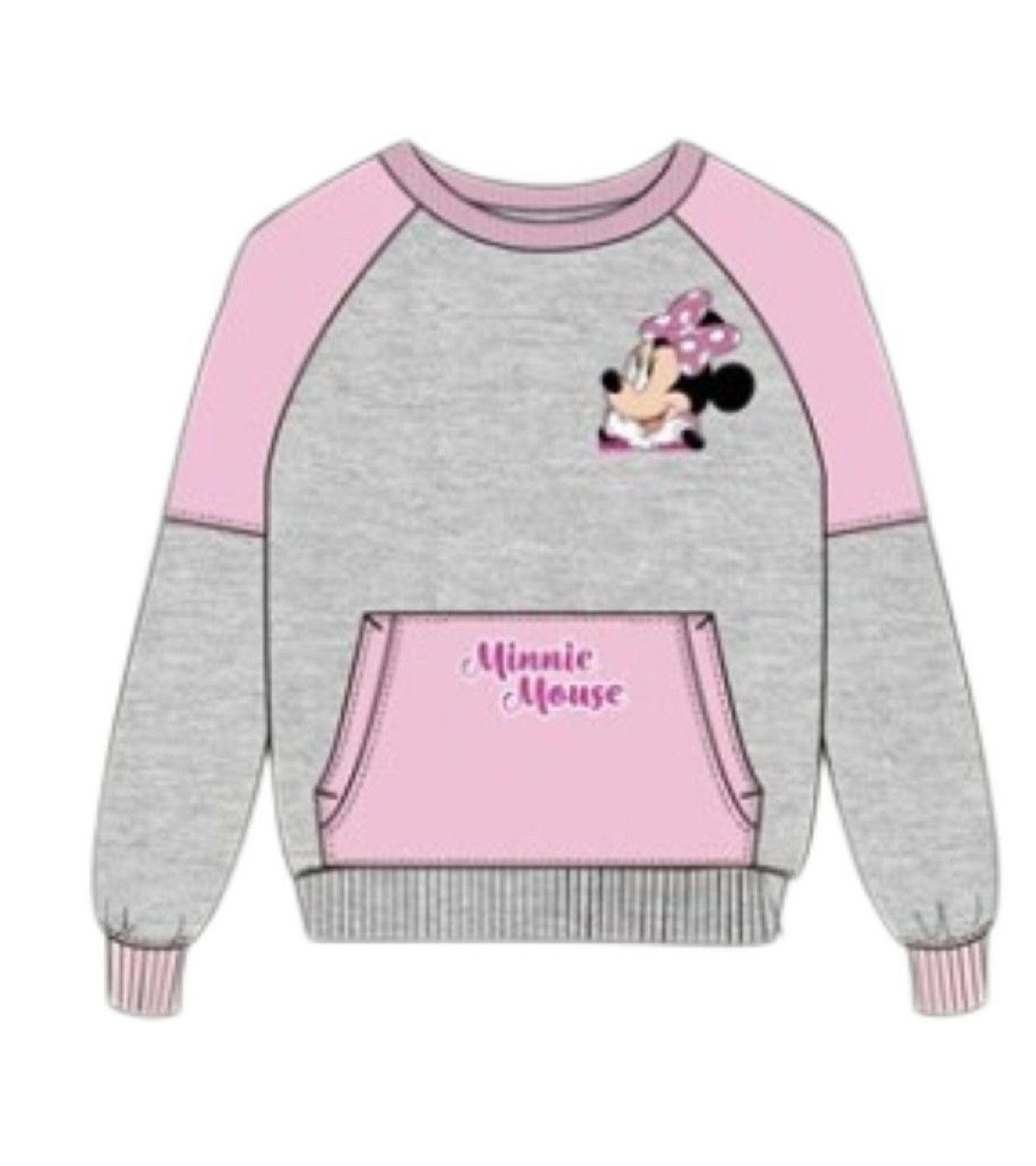Sweatshirt Disney Minnie Mädchen – Bequem für Schule & Freizeit
