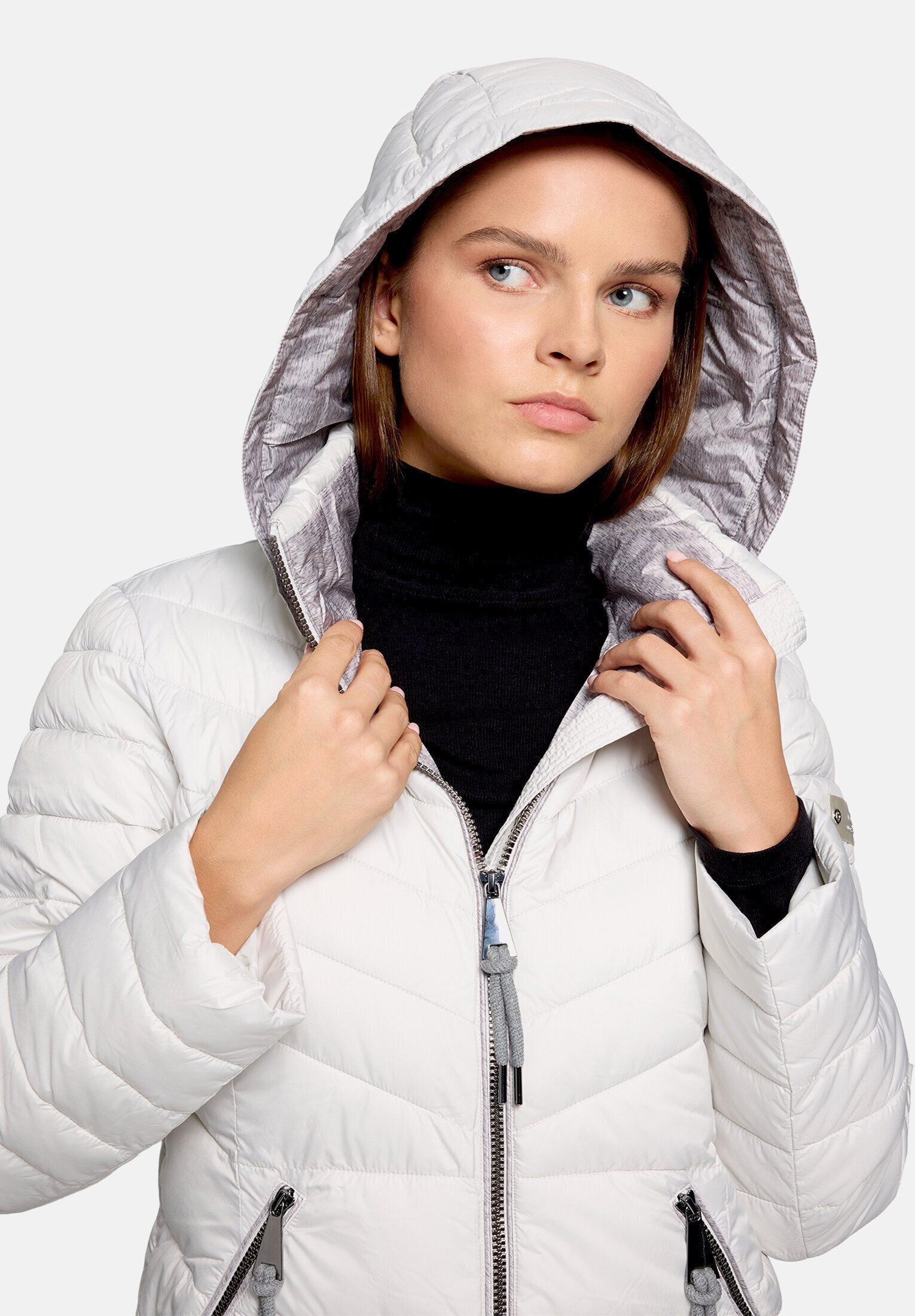 Betty Barclay Steppjacke Damen mit abnehmbarer Kapuze