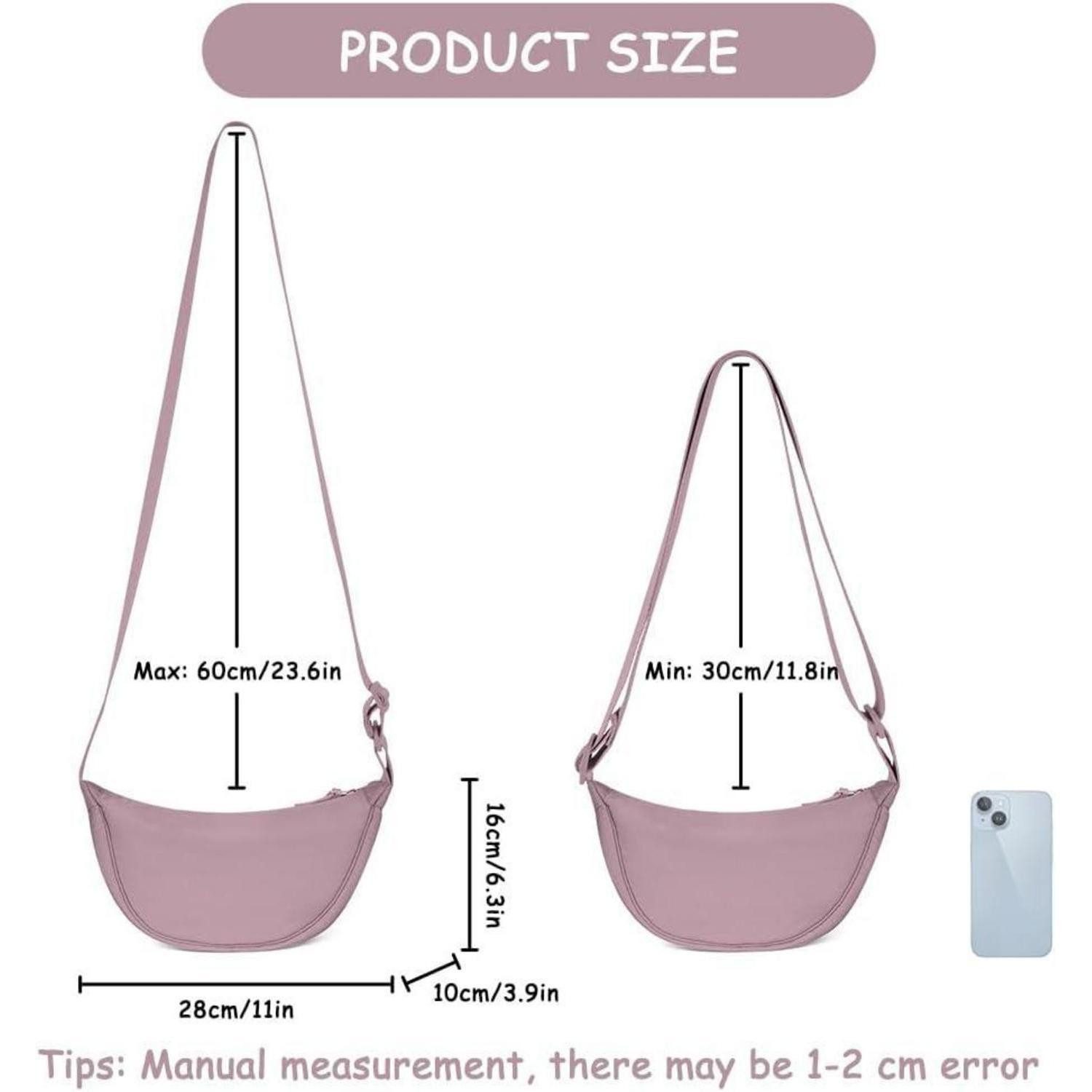 LuxusKollektion Schultertasche Damen Halbmond Crossbody Schultertasche vers günstig online kaufen