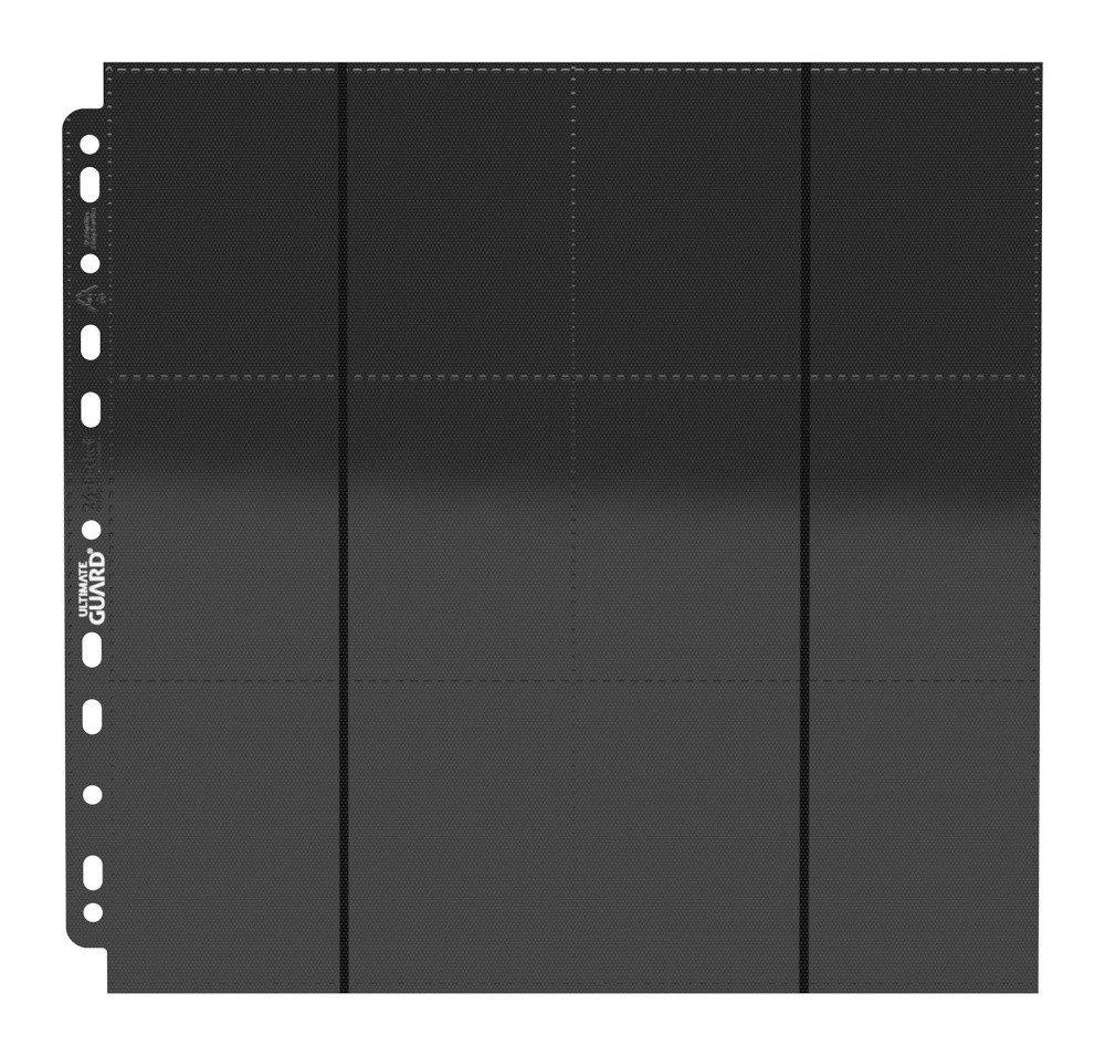 Ultimate Guard Sammelkarte Ultimate Guard 24-Pocket QuadRow Pages Side-Loading Schwarz (10)