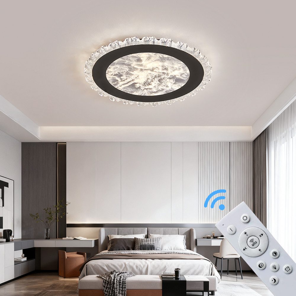 Eurotondisplay LED Deckenleuchte LED Deckenleuchte mit Fernbedienung Lichtf günstig online kaufen