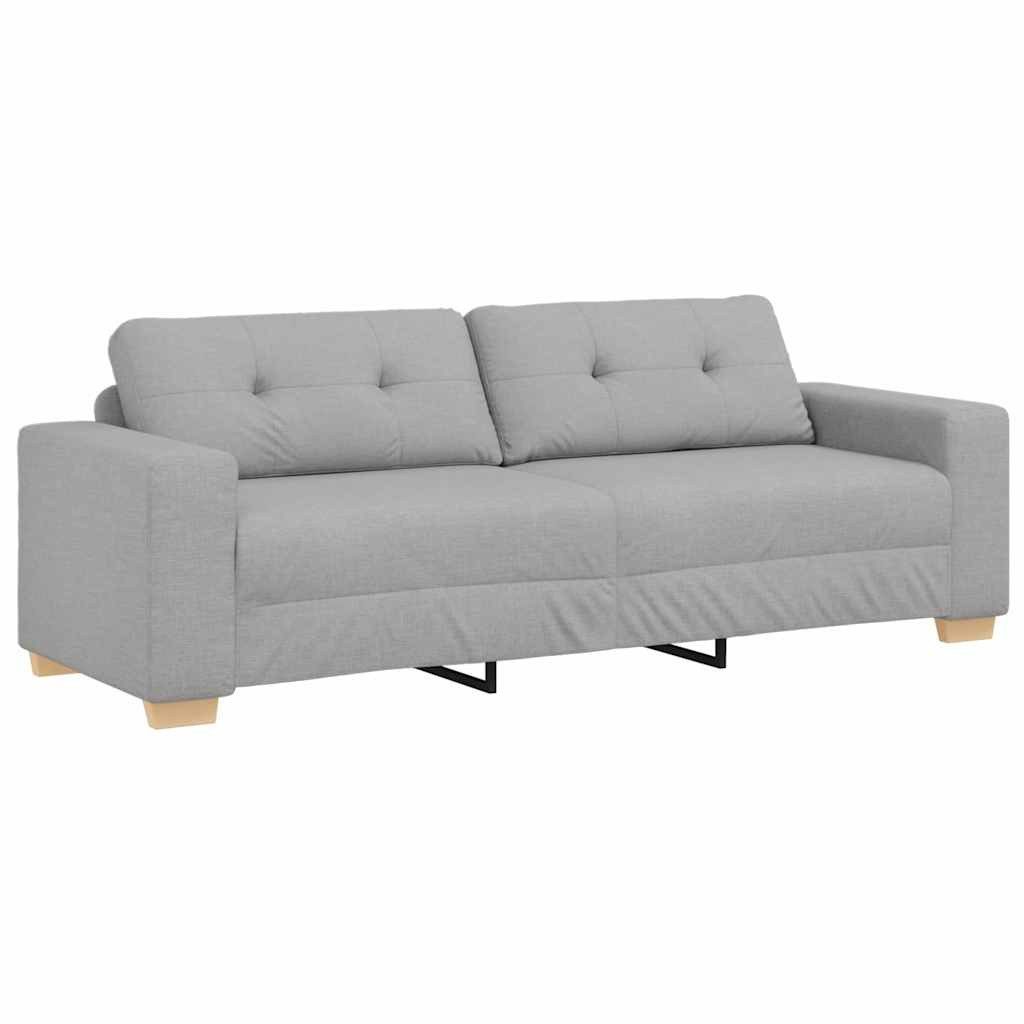 vidaXL Sofa 3-Sitzer-Sofa Wolkengrau 180 cm günstig online kaufen