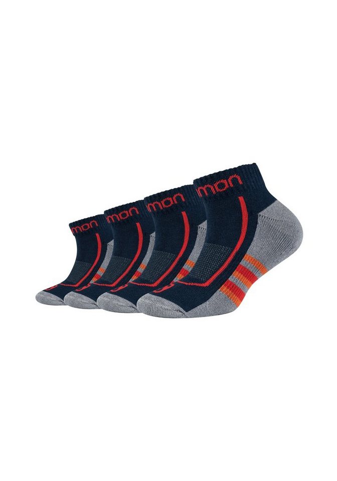 Salomon Sportsocken Kindersportsocken 4er Pack, Optimierter  Feuchtigkeitstransport für perfektes Fußklima