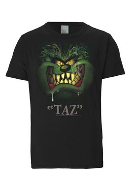 LOGOSHIRT T-Shirt Looney Tunes - Taz Portrait mit Looney Tunes-Print