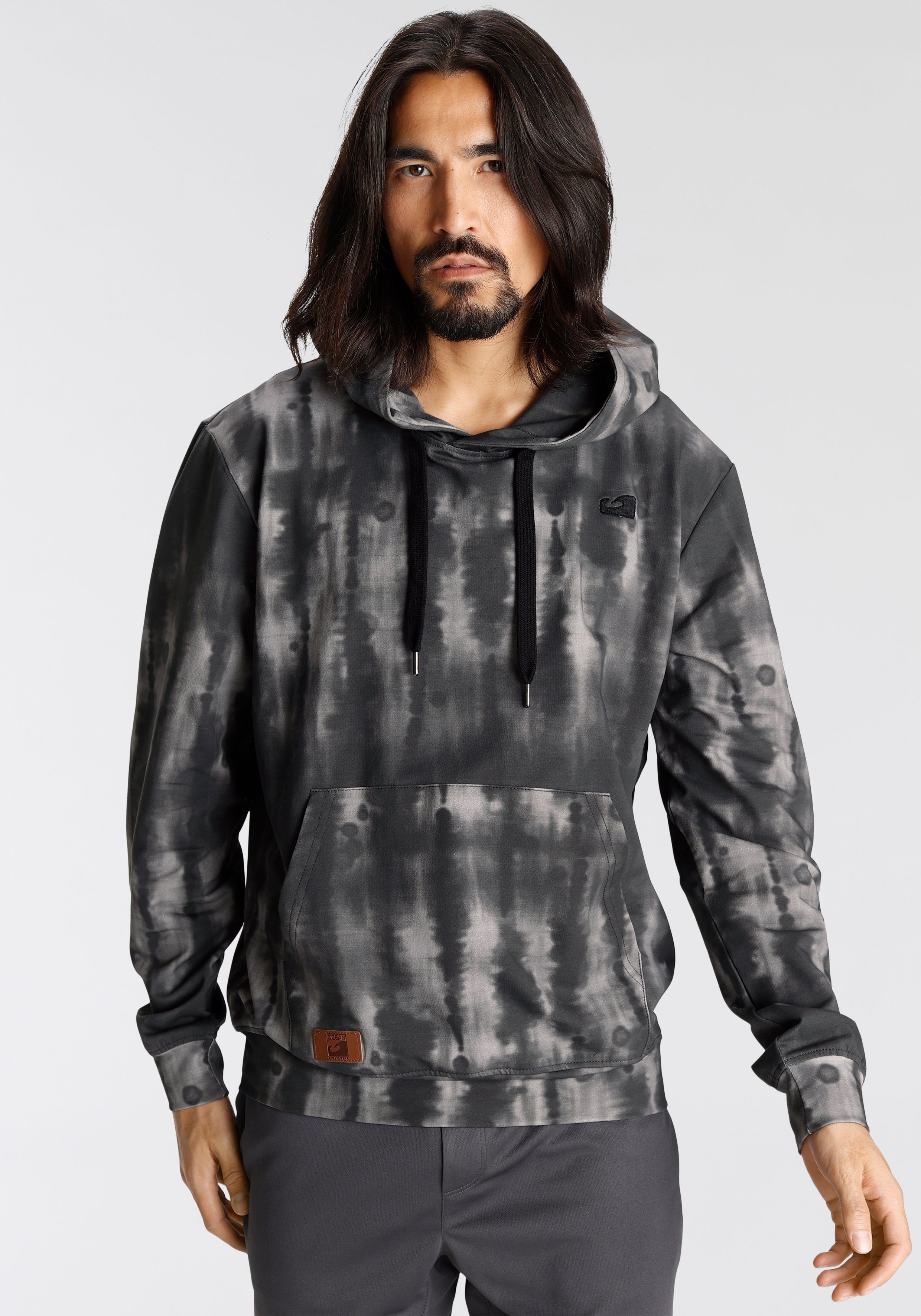 Ocean Sportswear Kapuzensweatshirt in Batik-Optik