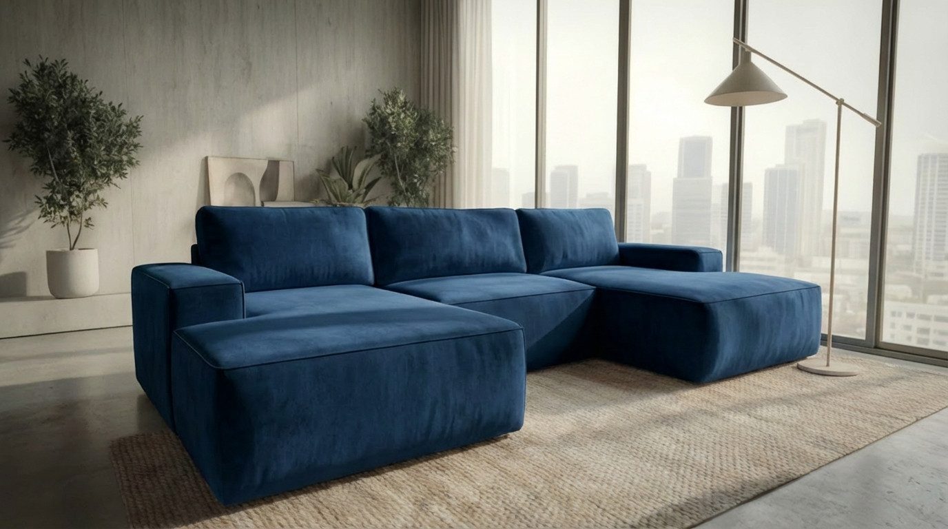 A&J MöbelLand GmbH Ecksofa EINAR mit Schlaffunktion, Bonellfederkern und Bettkasten, TOP ANGEBOT!