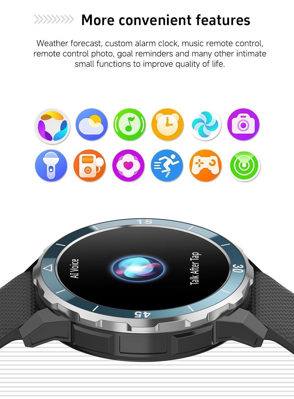 Zevelora Damen's IP68 wasserdicht Telefonfunktion Fitness-Tracker Smartwatch (3,22 cm/1,27 Zoll, Android/iOS), mit austauschbarem weichem Mesharmband, - 280 mAh mit Herzfrequenzsensor, SPO2 Schrittzähler & Beste funktions