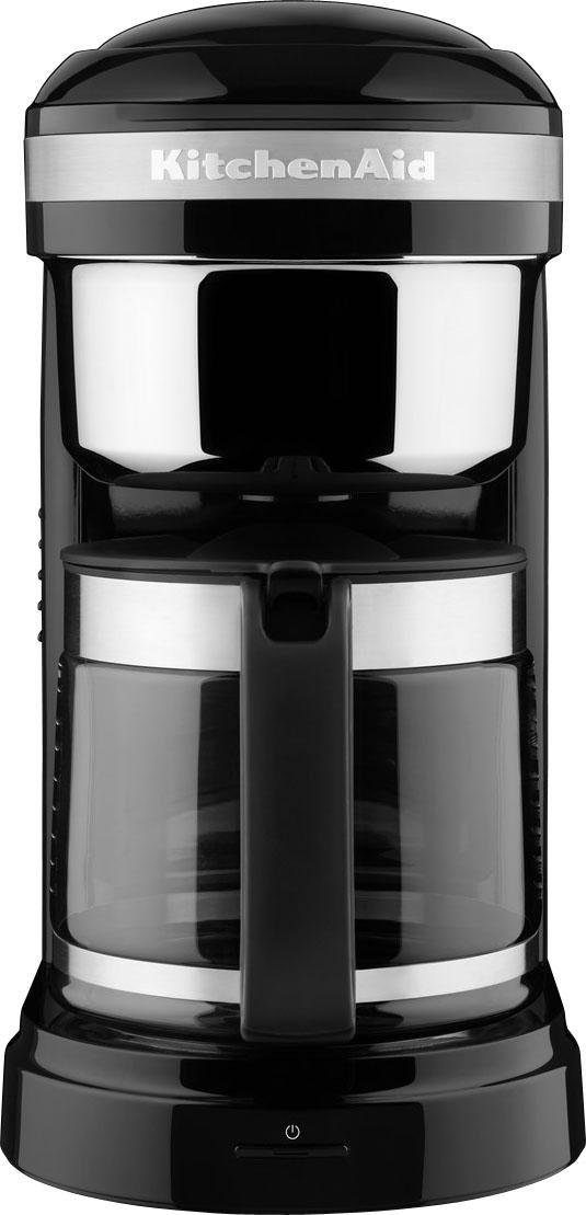 KitchenAid Filterkaffeemaschine 5KCM1209EOB ONYX BLACK, 1,7l Kaffeekanne, goldfarbener Permanentfilter, Drip-Kaffeemaschine mit spiralförmigem Wasserauslass – Bild 4 von 5
