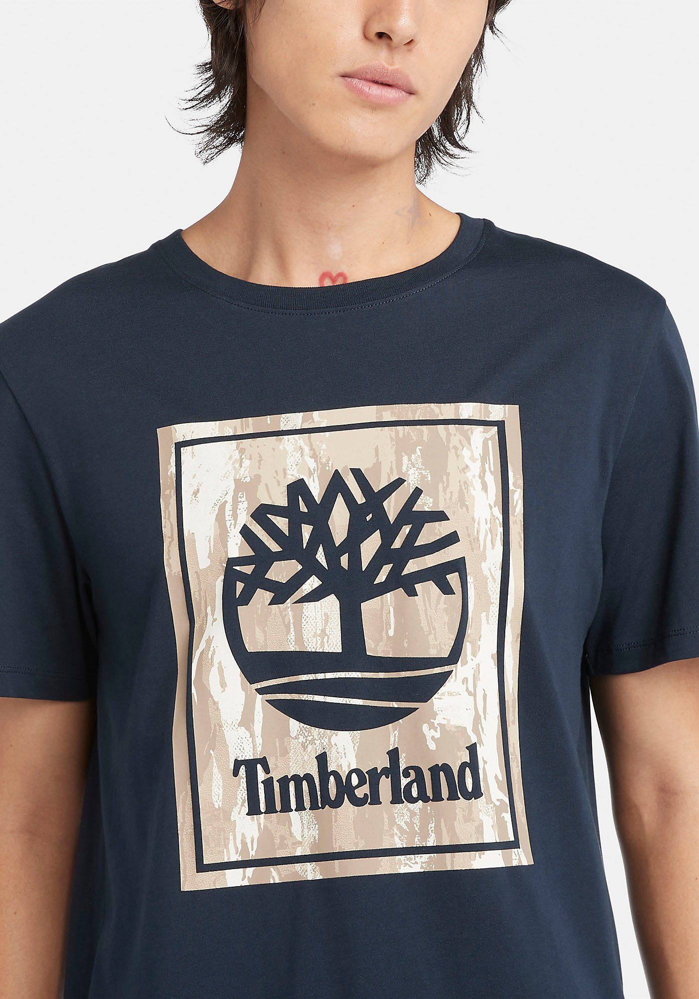 Timberland T-Shirt STACK LOGO Camo Short günstig online kaufen