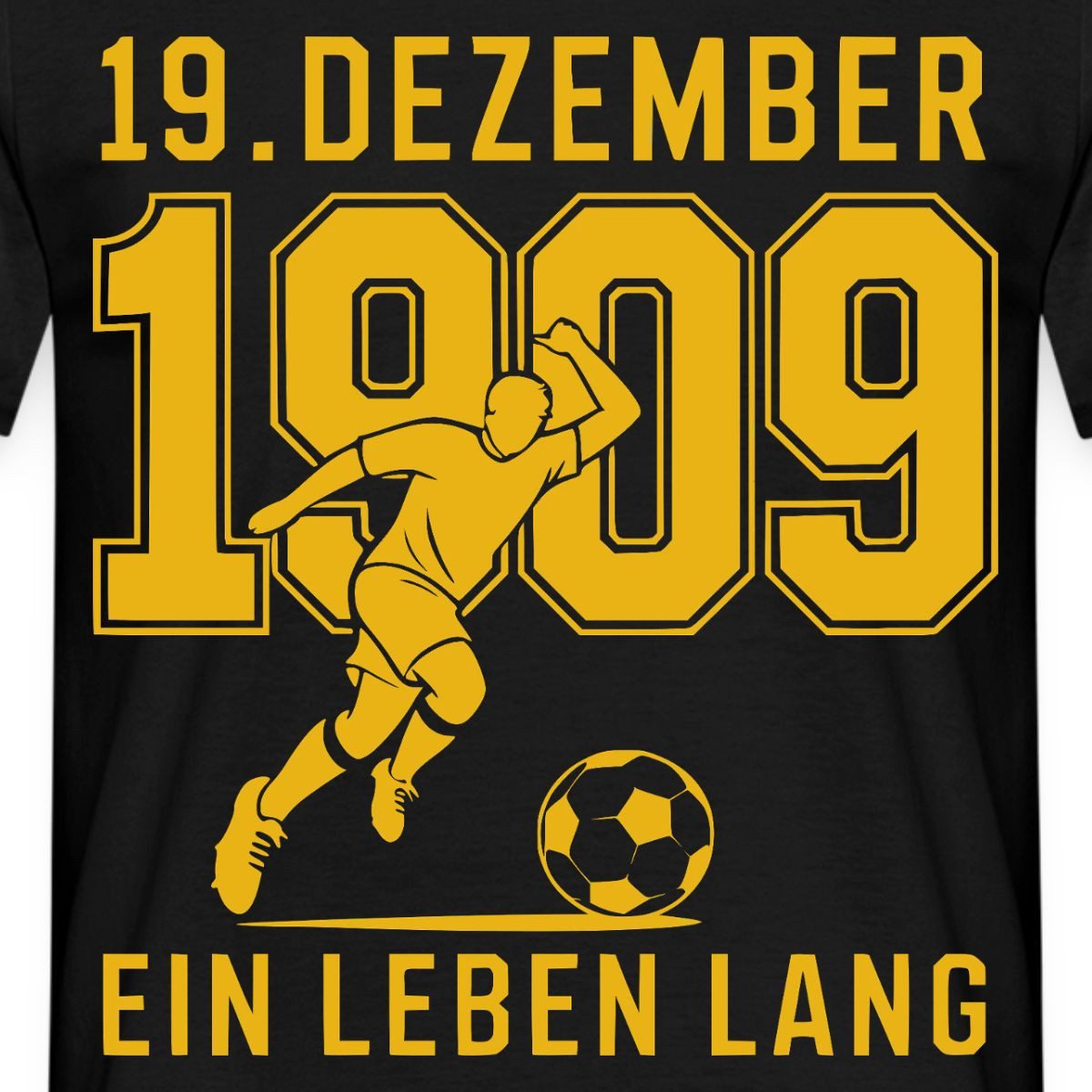 Spreadshirt T-Shirt Dortmund Gründung 1909 Ein Leben Lang Männer T-Shirt (1-tlg)