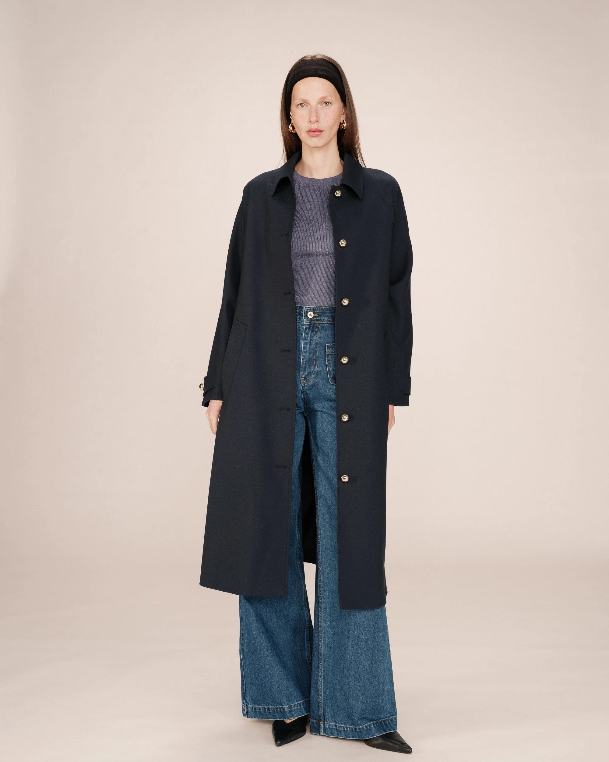 Grace & Mila Trenchcoat Long Trench Coat SCOTT - Mantel 
