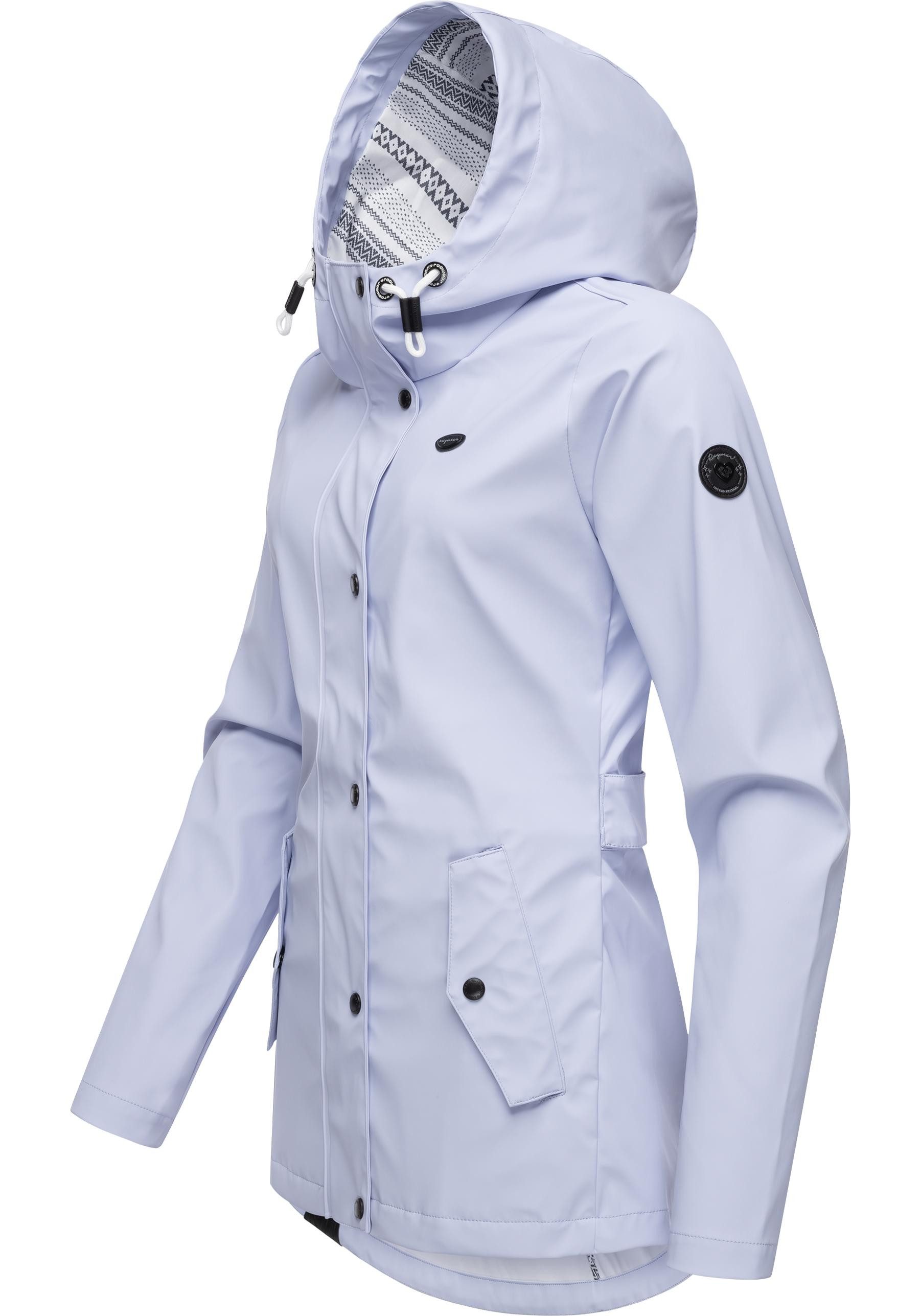 Ragwear Regenjacke YM-Marge stylische Übergangsjacke mit großer Kapuze günstig online kaufen