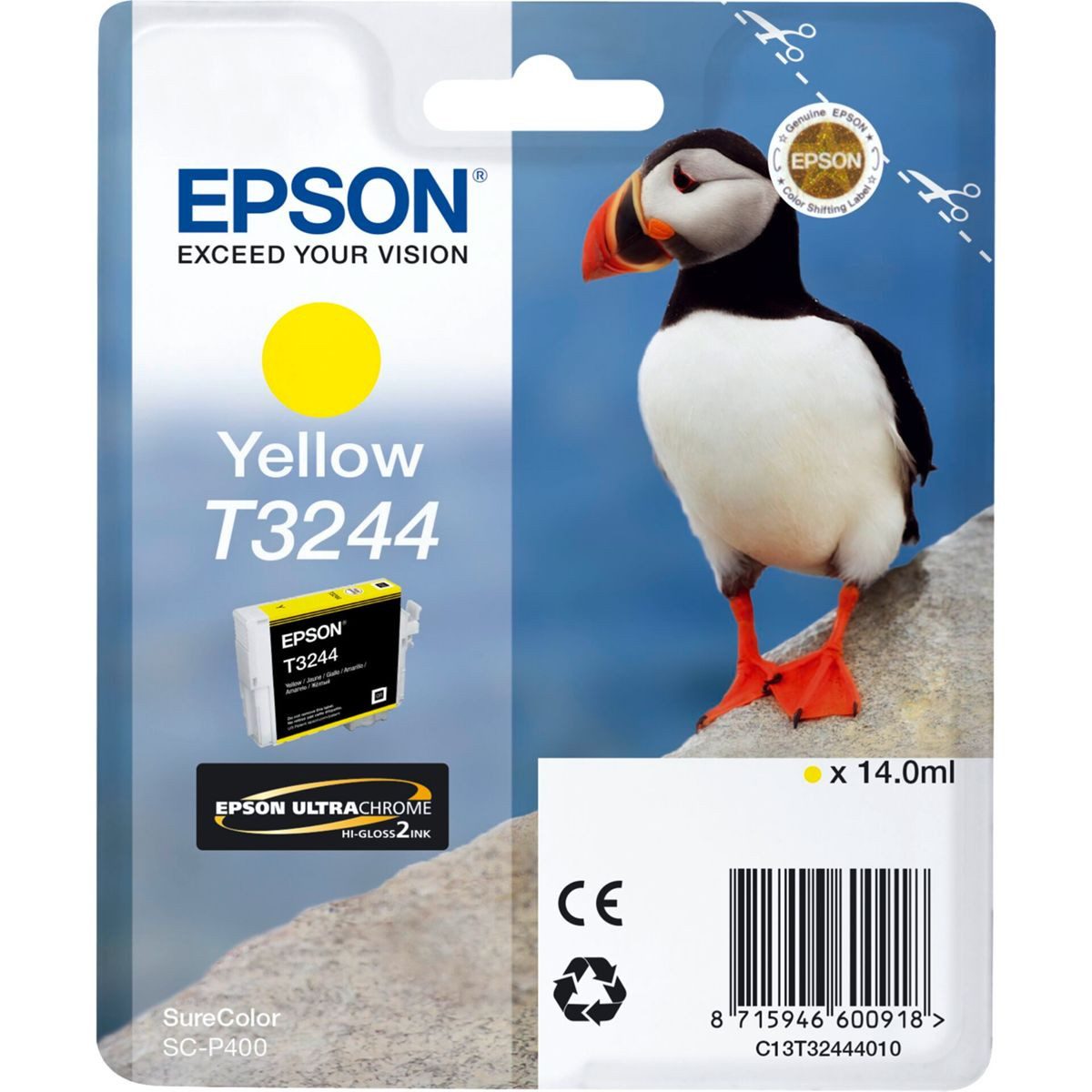 Epson Tintenpatrone yellow T 324 T 3244 Tintenpatrone