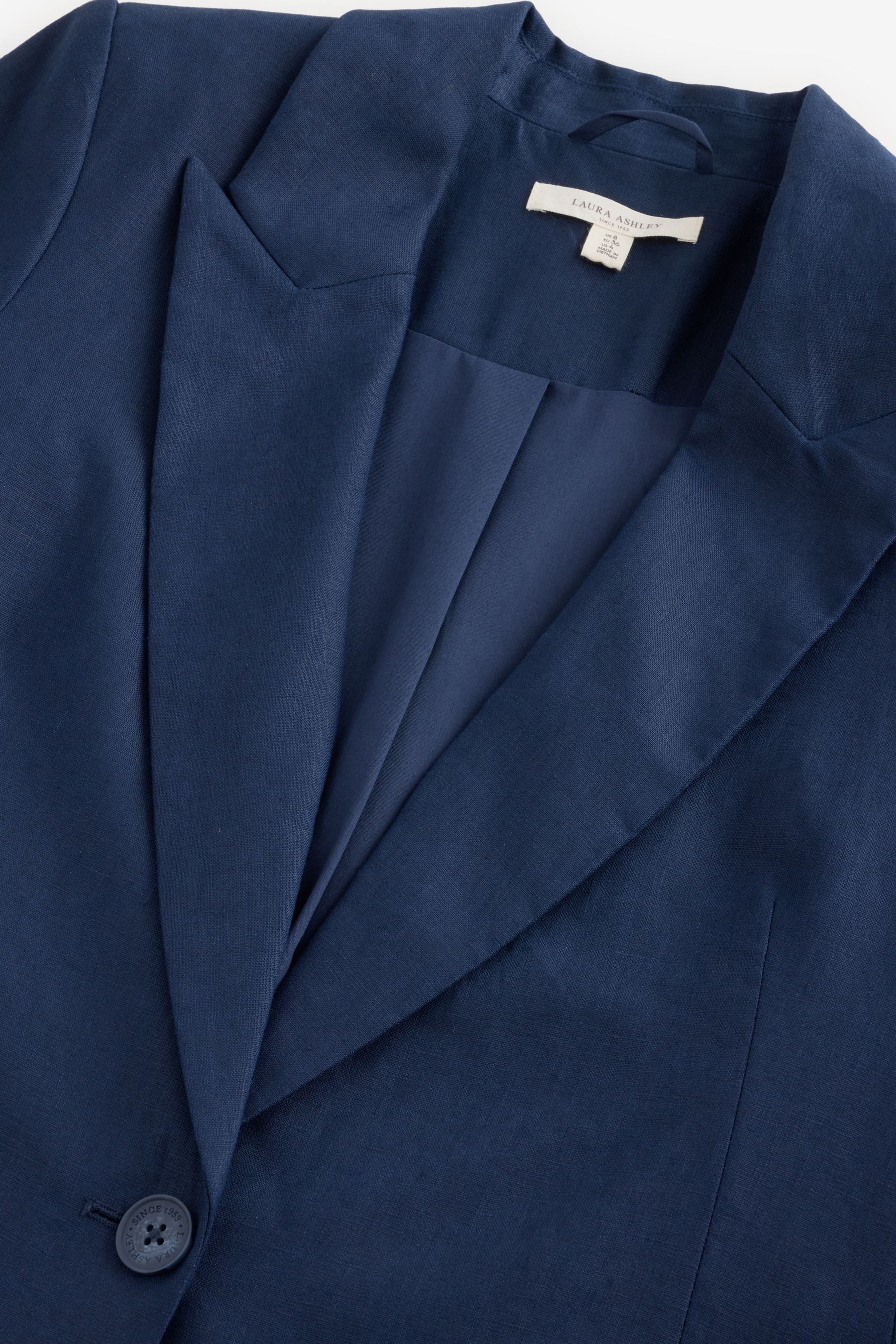 LAURA ASHLEY Jackenblazer Laura Ashley Blazer aus Leinen (1-tlg)