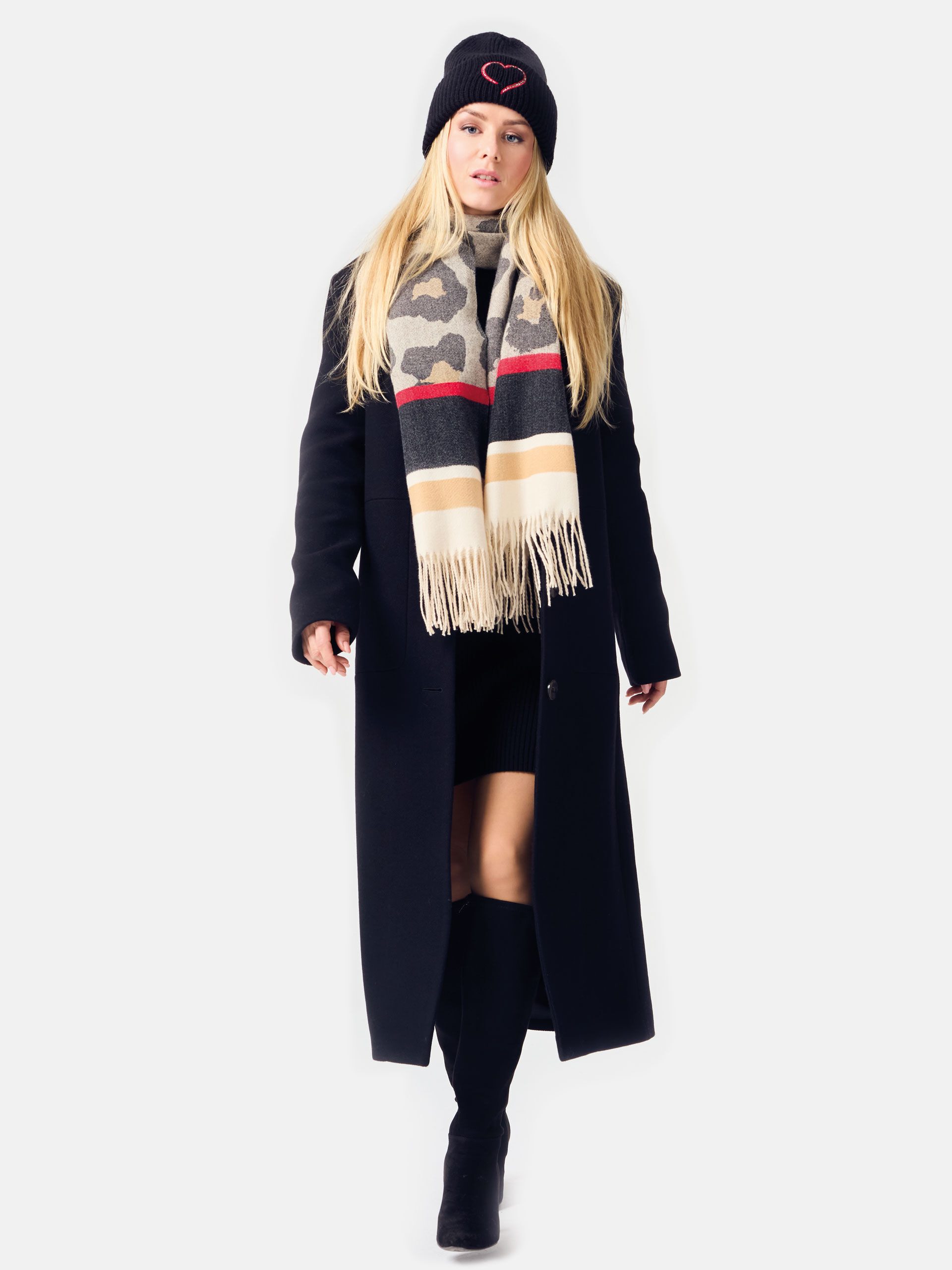 Samaya Modeschal Percy, (1-St), mit Fransen