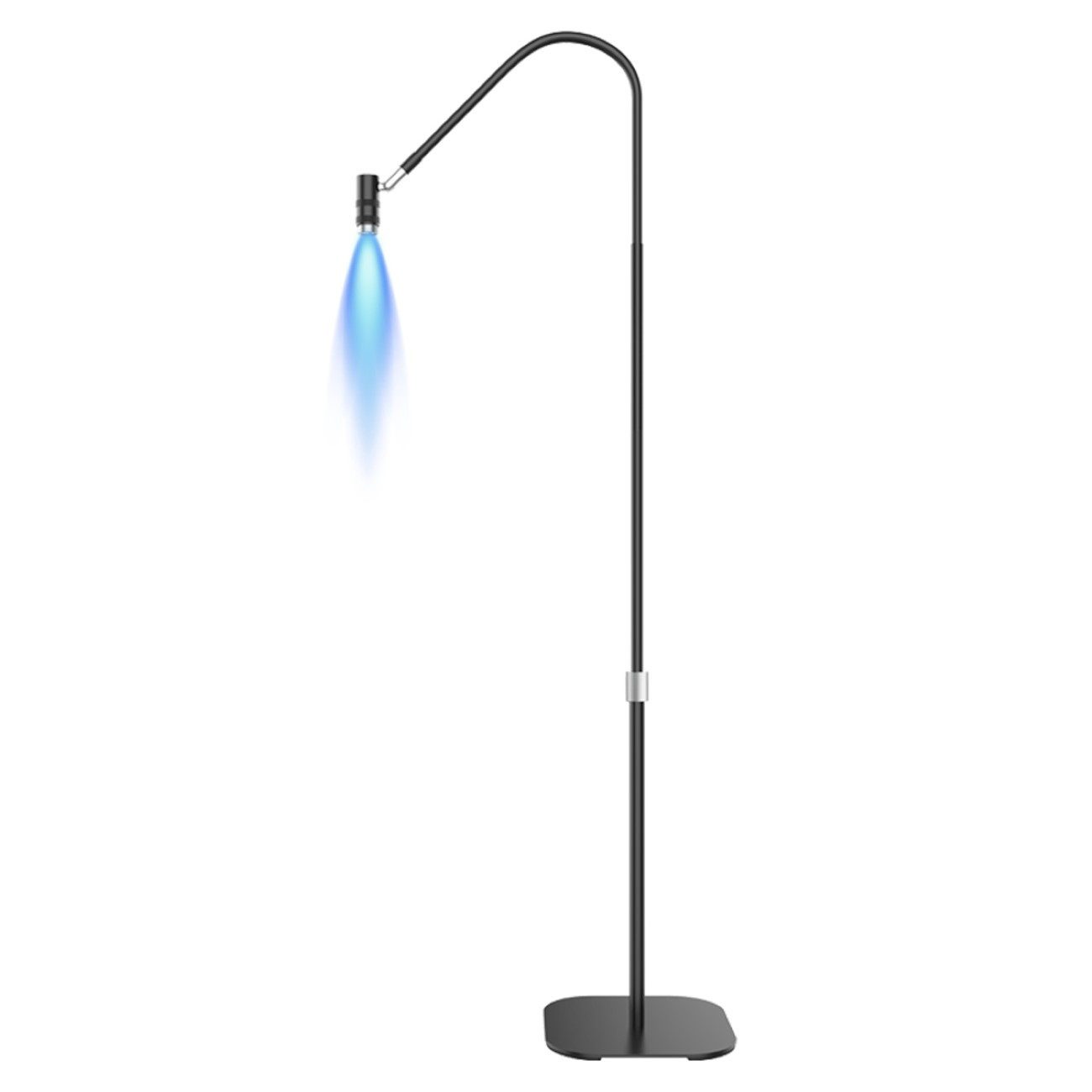 ayex UV-Reflektorlampe Professionelle UV-Lash-Lampe 360° Touch-Dimmung Fußschalter Brille