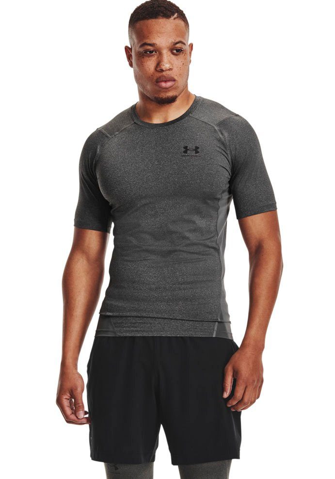 COMP SHORT Trainingsshirt UA HG ARMOUR dunkelgrau SLEEVE Armour® Under