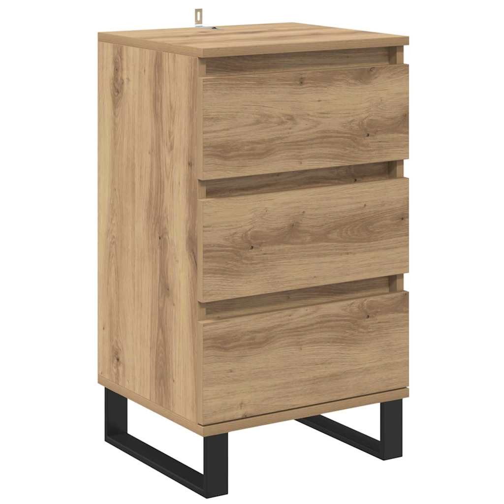 vidaXL Sideboard Sideboard mit Schubladen Artisan-Eiche Holzwerkstoff (1 St günstig online kaufen