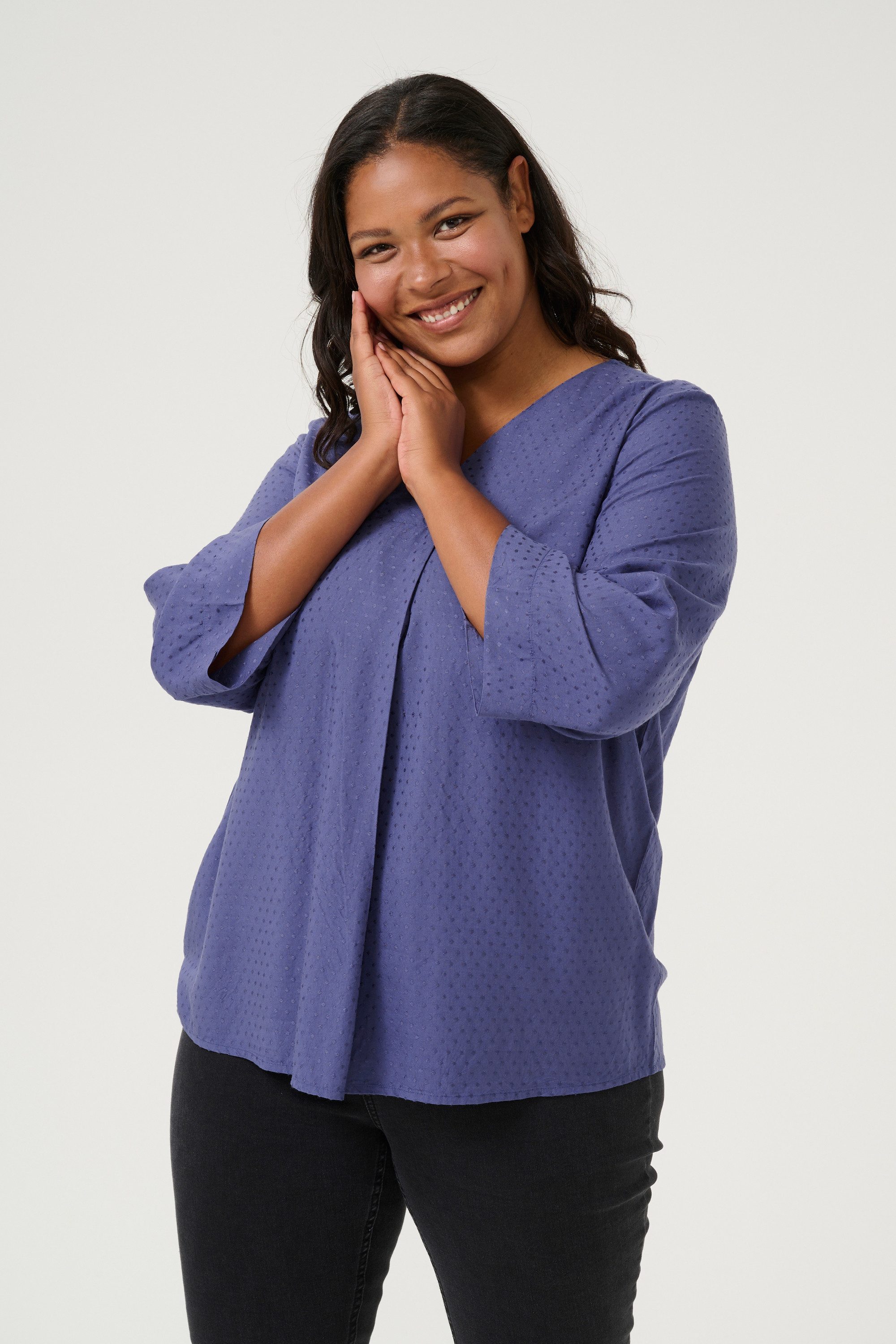 Langarmbluse Langarm-Bluse KCelse