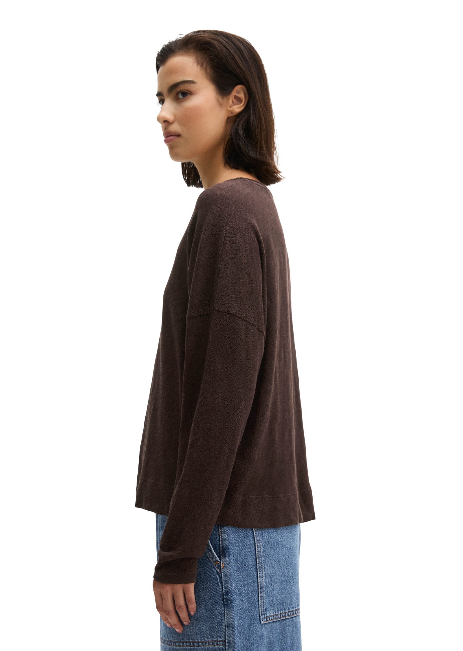 Marc O'Polo Langarmshirt aus Organic Cotton-Qualität