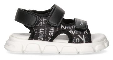 Calvin Klein Jeans AOP VELCRO SANDAL Sandale, Sommerschuh, Klettschuh, Sandalette, mit Logodruck