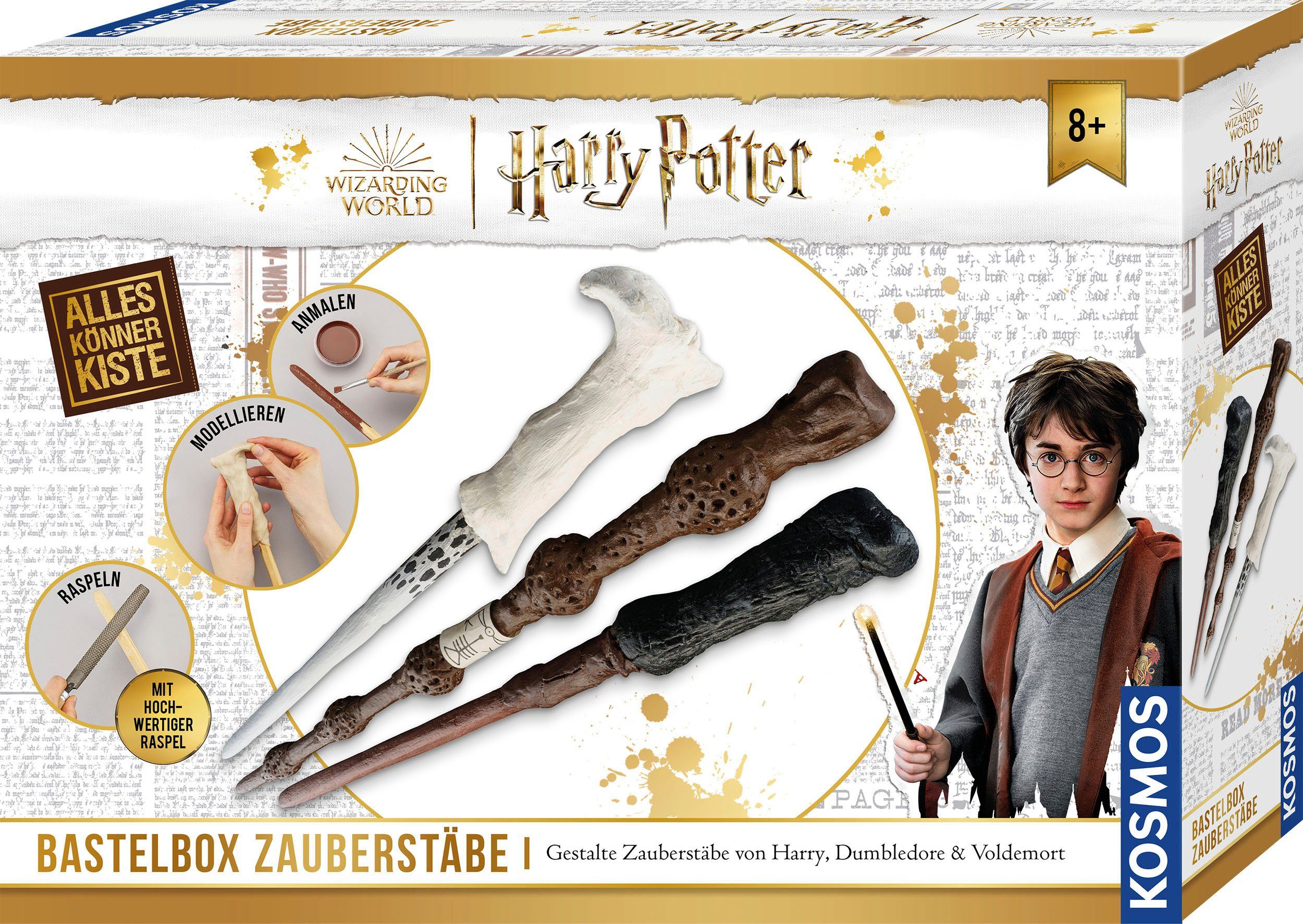 Kosmos Kreativset AllesKönnerKiste, Harry Potter - Bastelbox Zauberstäbe