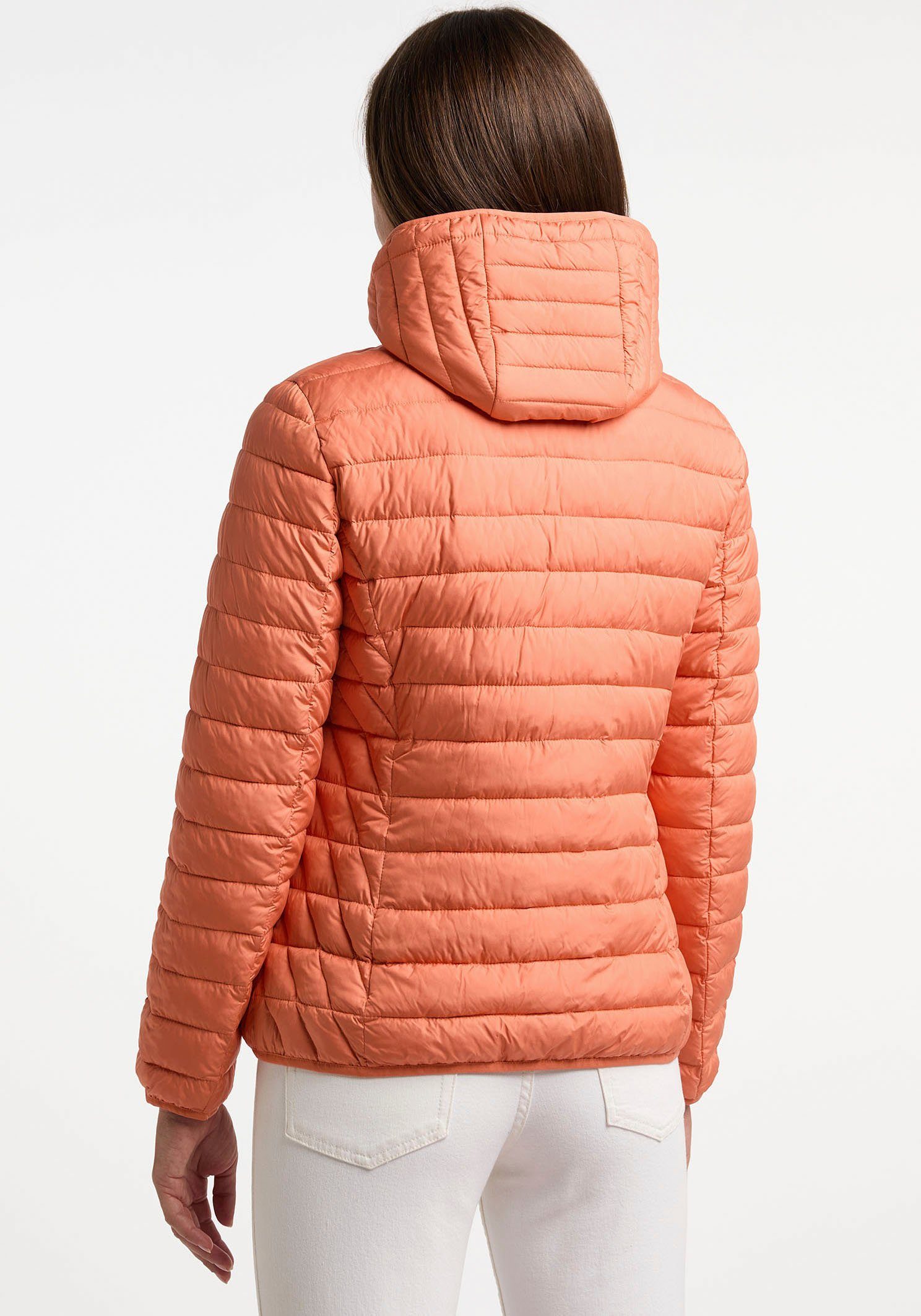 Form Steppjacke Barbara orange Lebek figurumspielender in