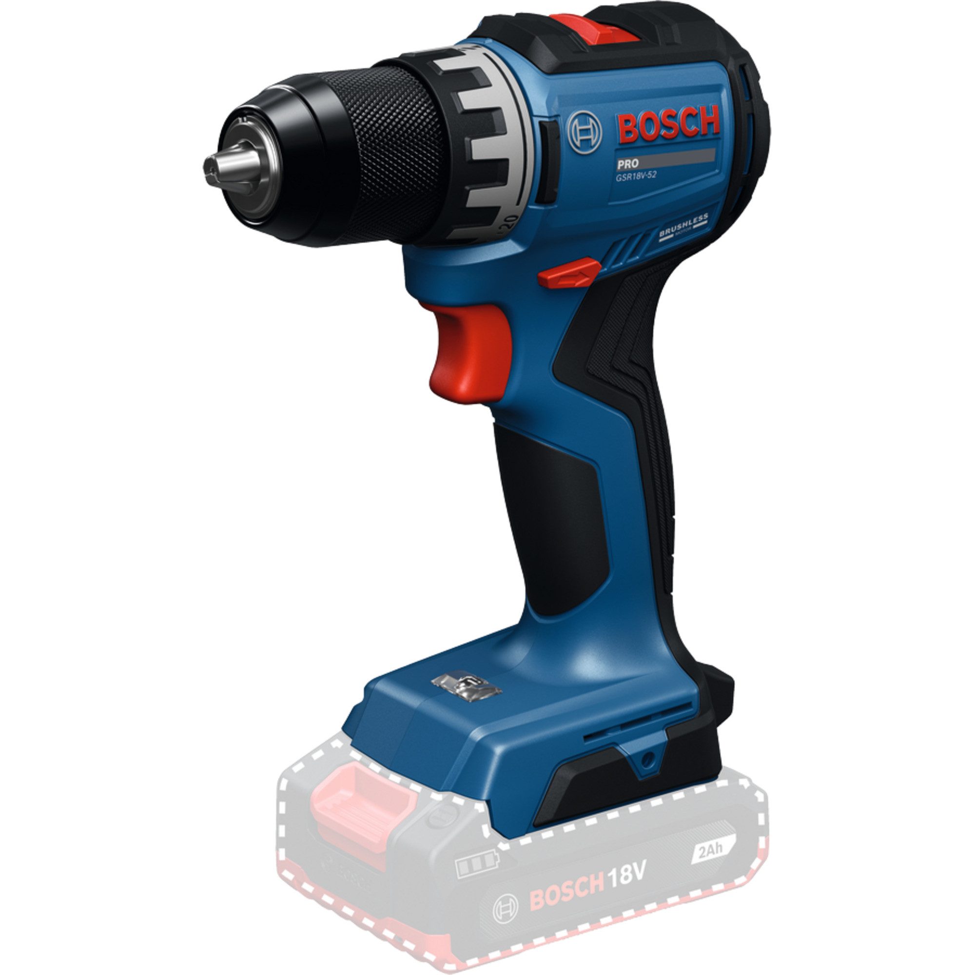 Bosch Professional Akku-Bohrschrauber Bosch Professional Akku-Bohrschrauber GSR 18 Volt, 18 V V