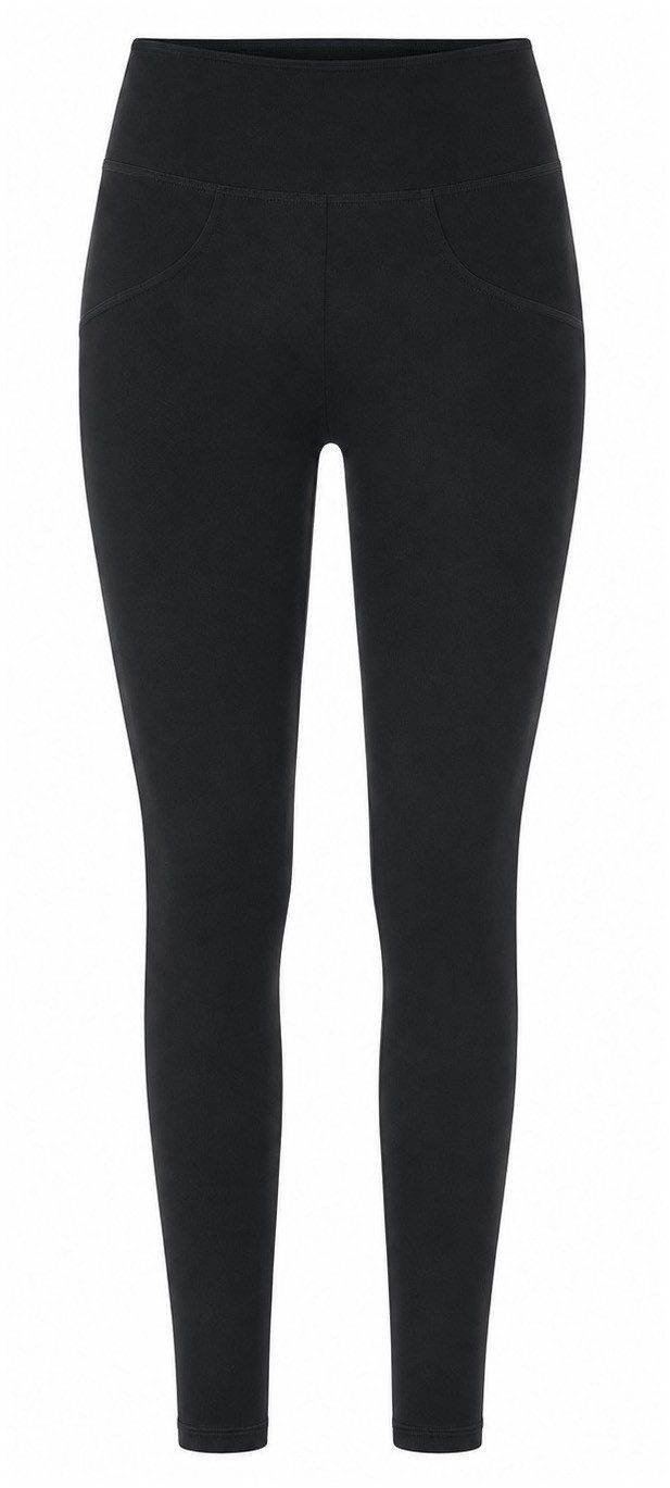 Highwaist Leggings mit dekorativen Nahtdetails