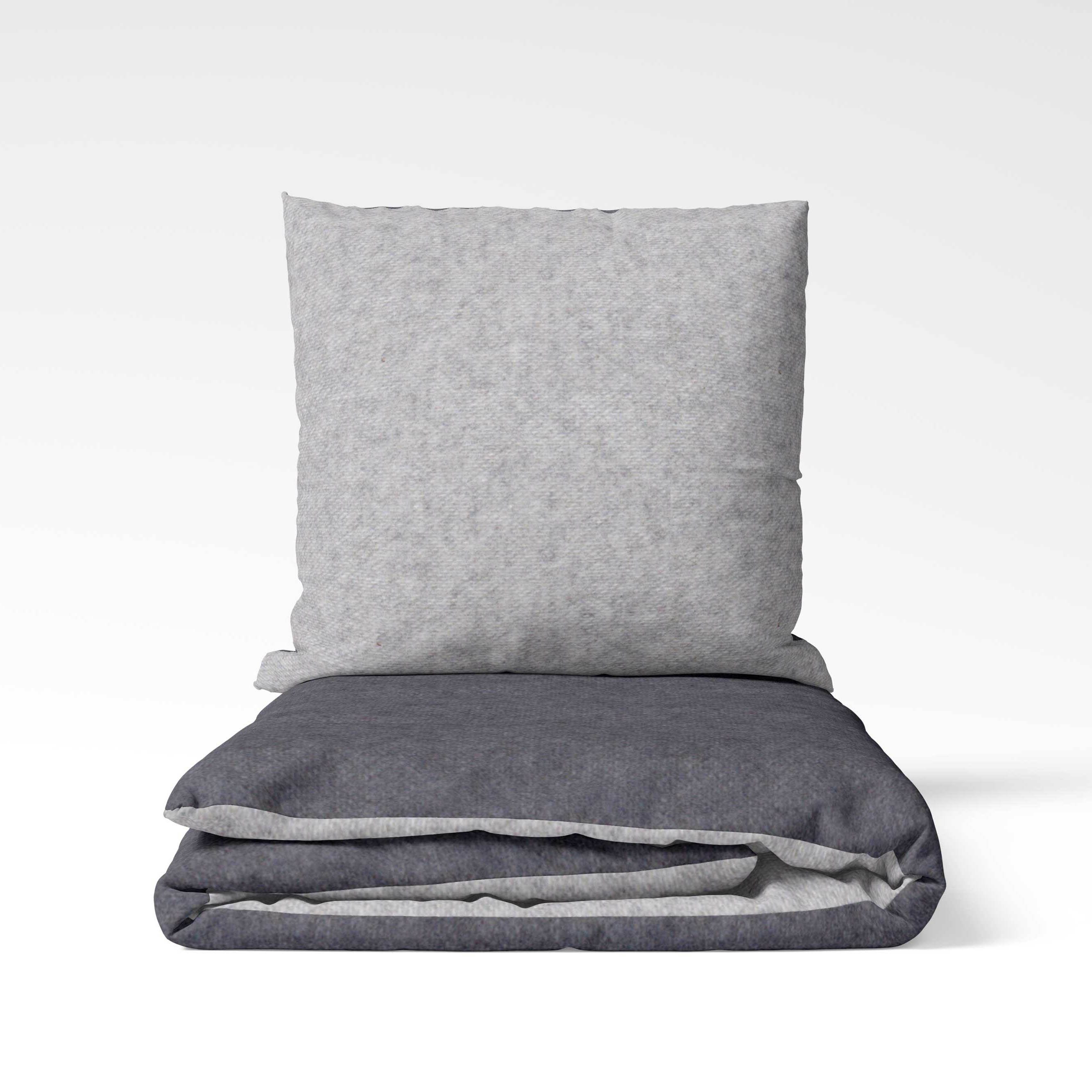 Traumschloss Bettwäsche Comfort Baumwolle, Flanell, 2 teilig, robuste, langlebige Wendebettwäsche, uni