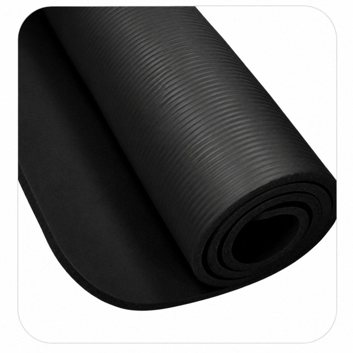 R2 Invest Yogamatte 183 × 61 cm Fitnessmatte für Yoga Pilates Fitness und Gymnastik