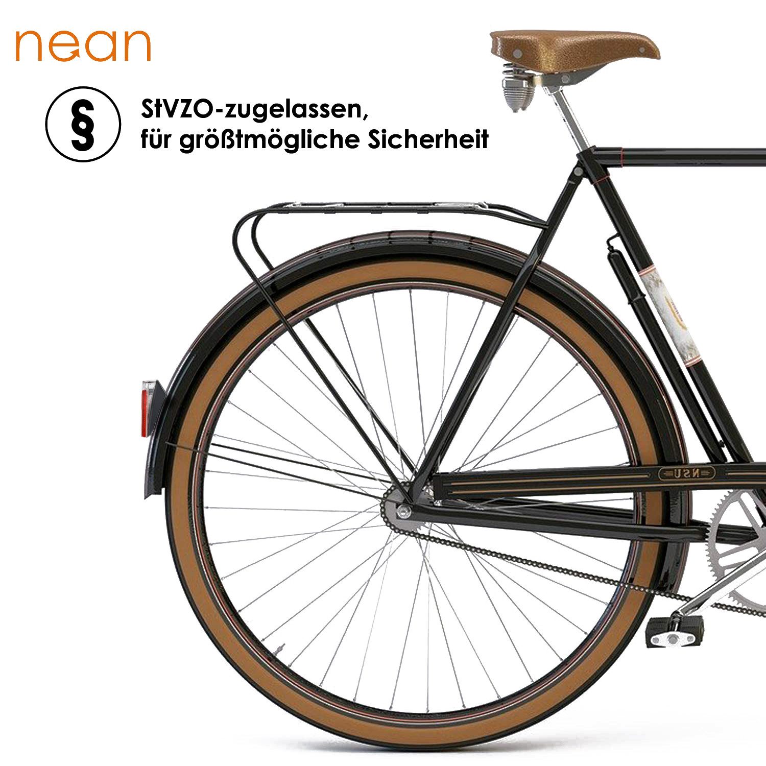 nean Fahrrad-Rücklicht E-Bike, mit integriertem Reflektor und StVZO-Zulassung, 8 Candela