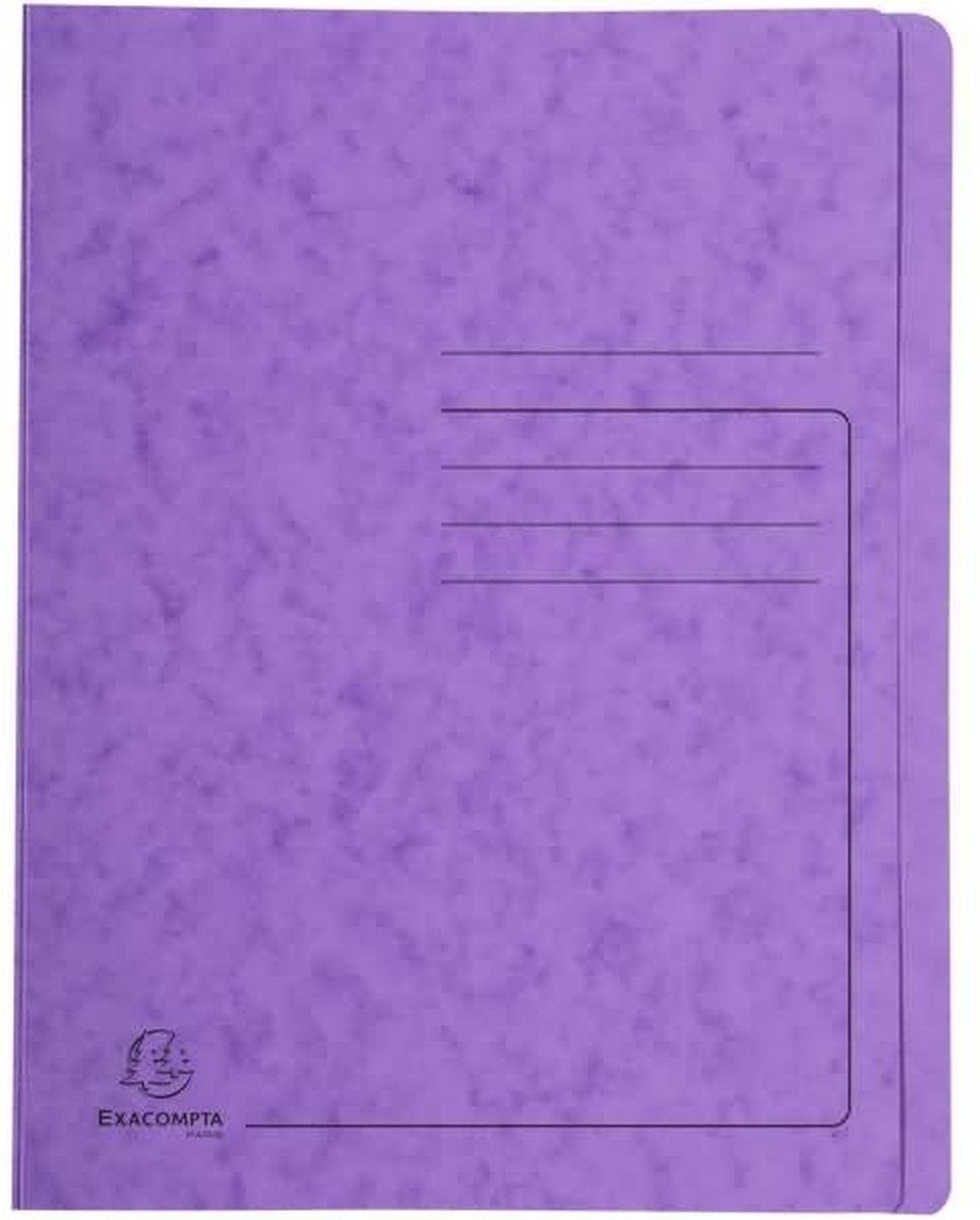 EXACOMPTA Hefter Schnellhefter A4 Karton violett