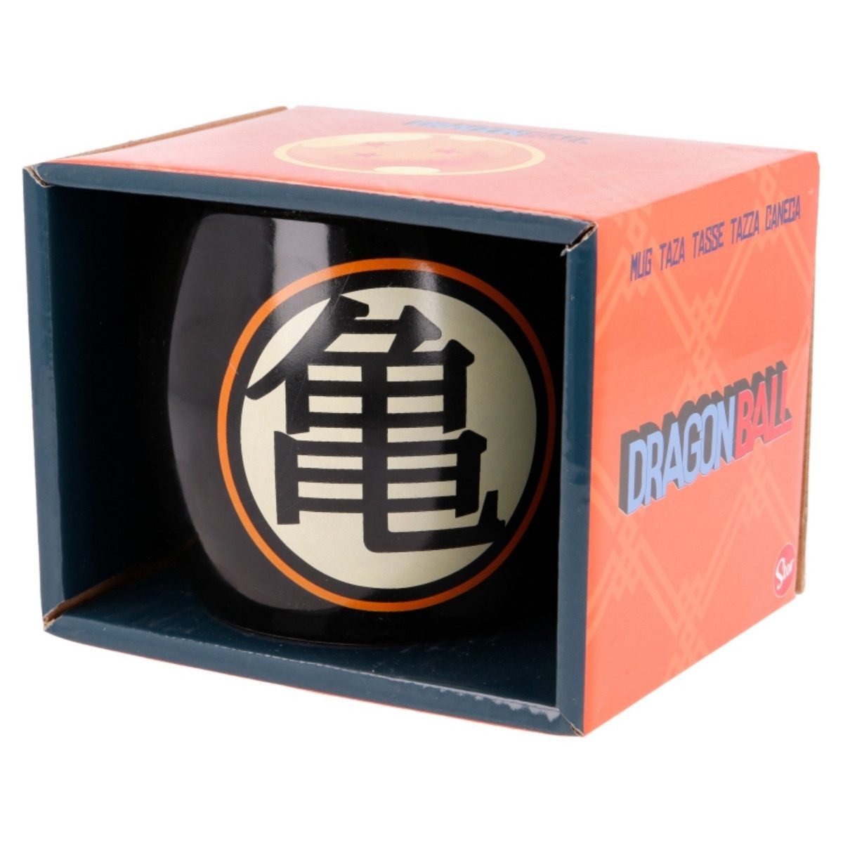 Dragon Ball Tasse Kaffeetasse 380 ml mit Geschenkverpackung 13 oz, Keramik