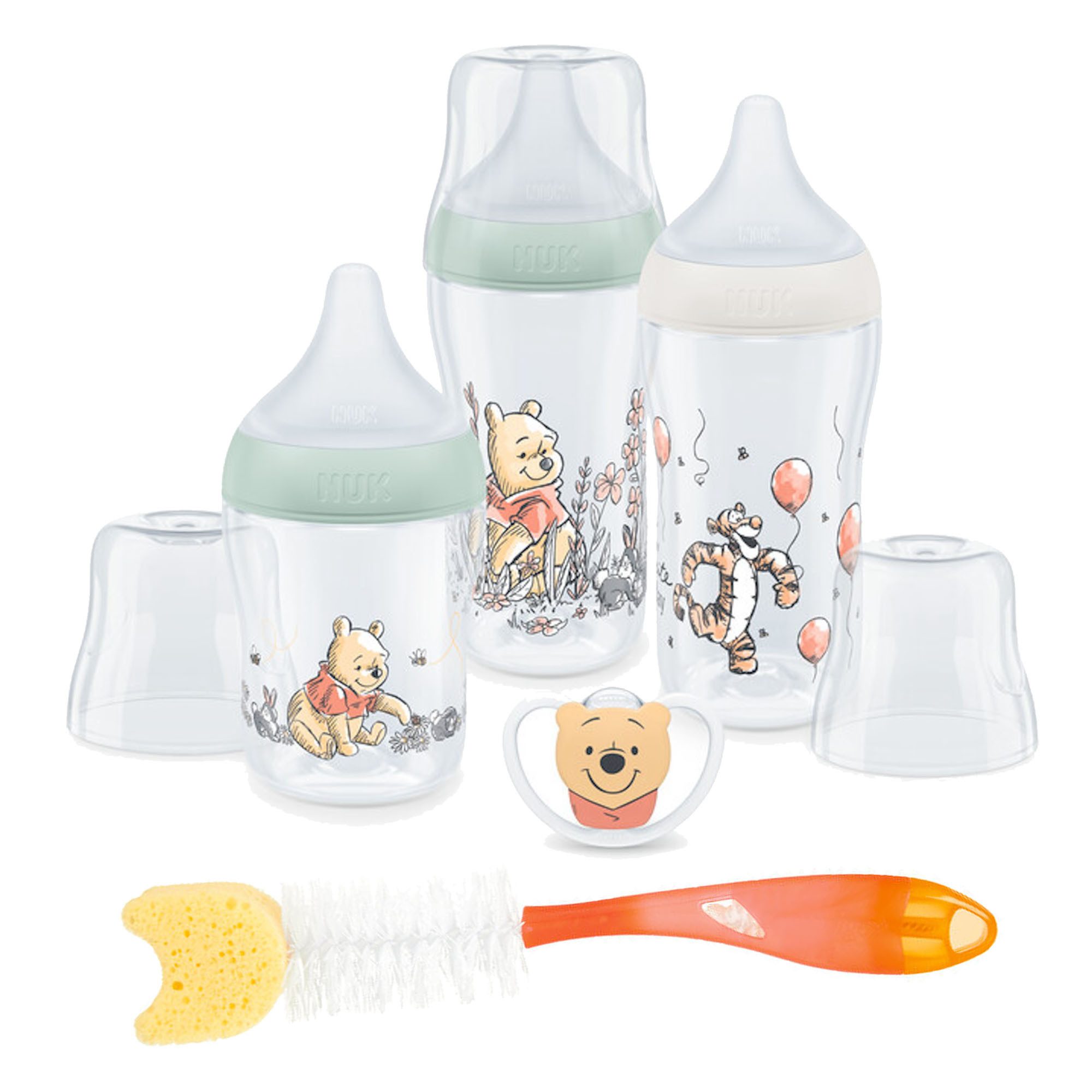 Babyflasche NUK Perfect Match Babyflaschenset mit Schnuller 0+ Geschenkset