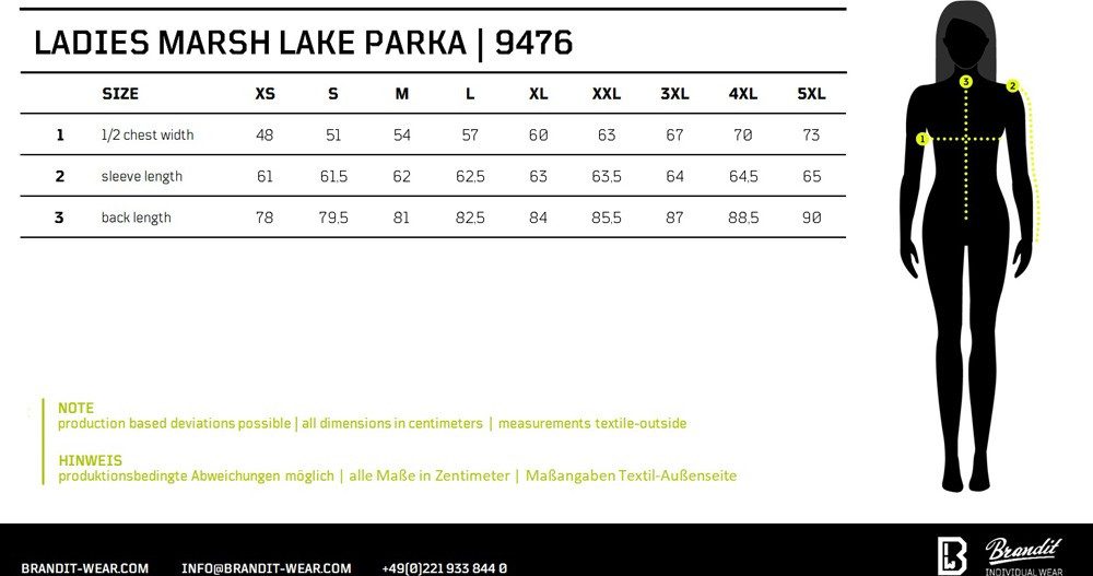 Brandit Parka Women Marsh Lake Parka – Bild 5 von 5