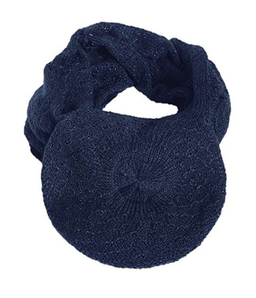 YESET Mütze & Schal Damen Strickset Mütze Schal Tuch Ajourmuster Strick