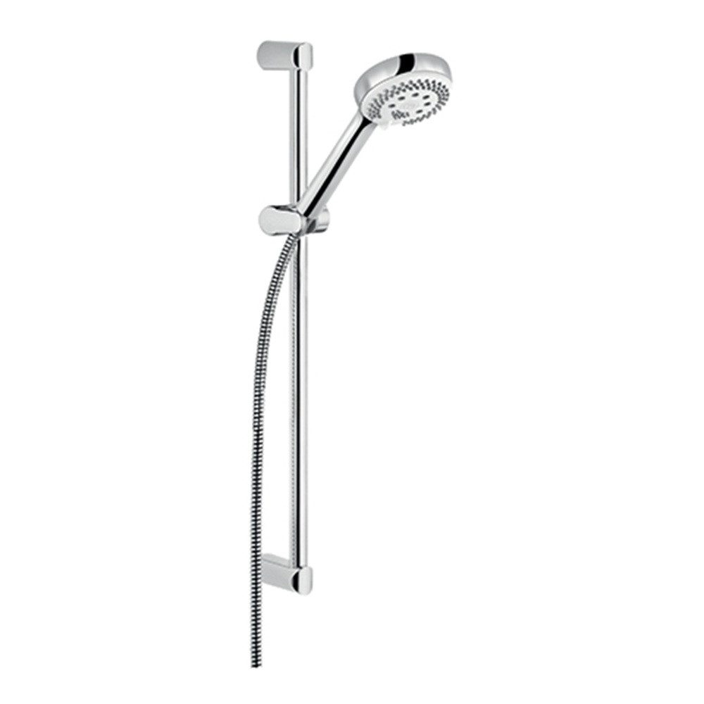 Kludi Stangenbrause-Set KLUDI Brause-Set LOGO 3S mit Wandstange 600mm D23mm chrom, Höhe 60,0 cm, 3 tlg.