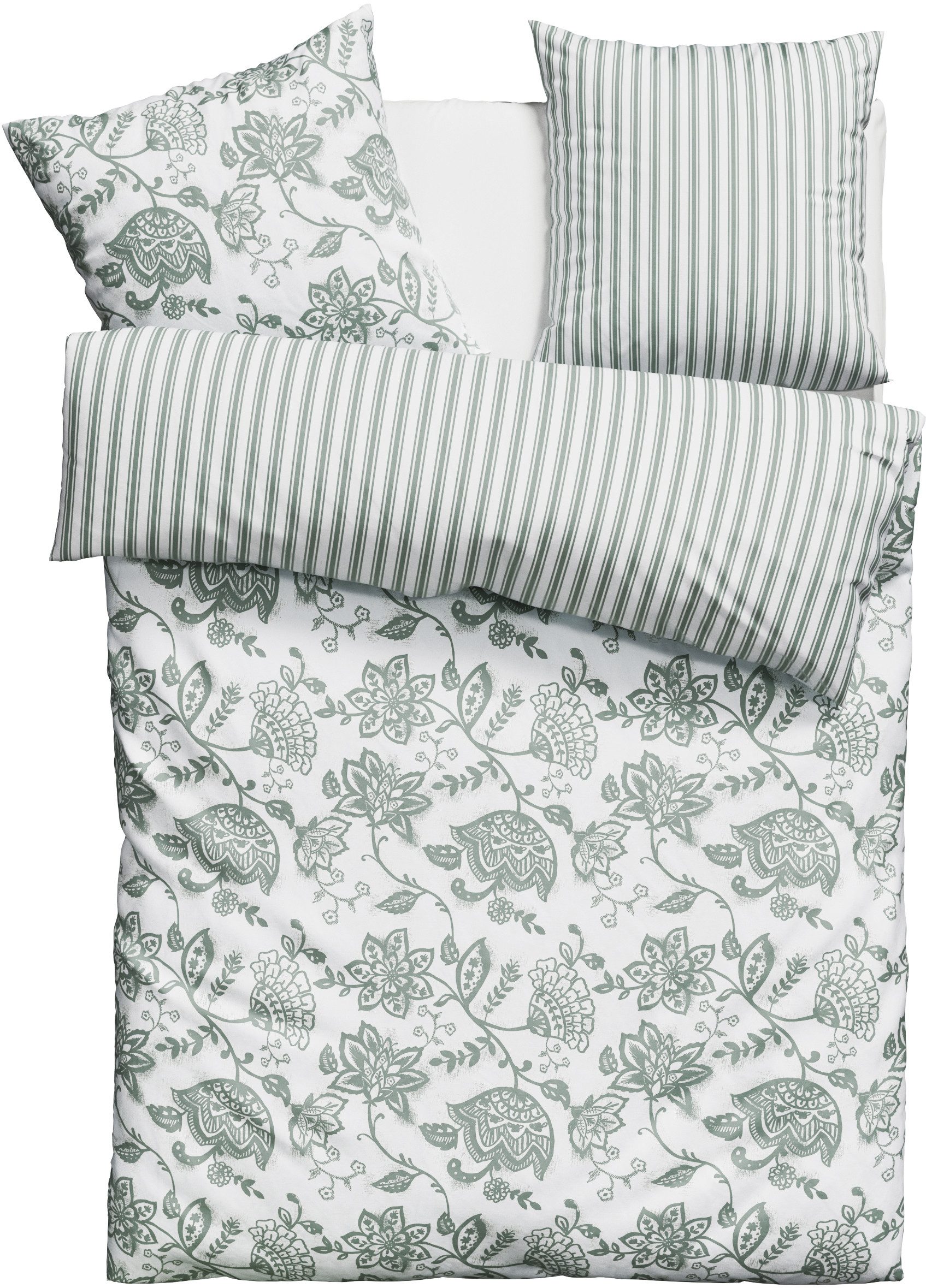 andas Bettwäsche Nordby, Flanell, 2 teilig, Bettwäsche aus Baumwolle, skand günstig online kaufen