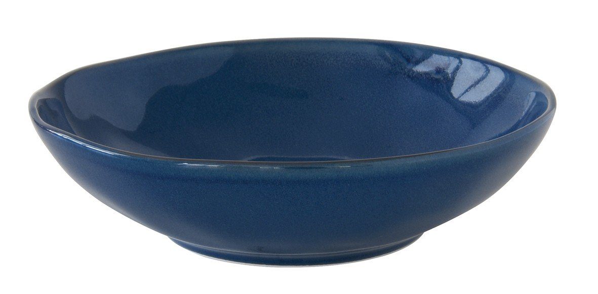 Suppenteller D:19cm easylife Blau Interiors, Porzellan